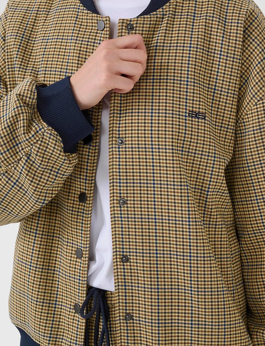Gestuz - GZchicca bomber - Õhukesed jakid - corn/brown/blue check - 5