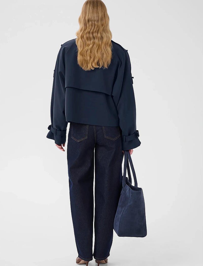 Gestuz - GZavic short trench - vårjackor - sky captain - 4