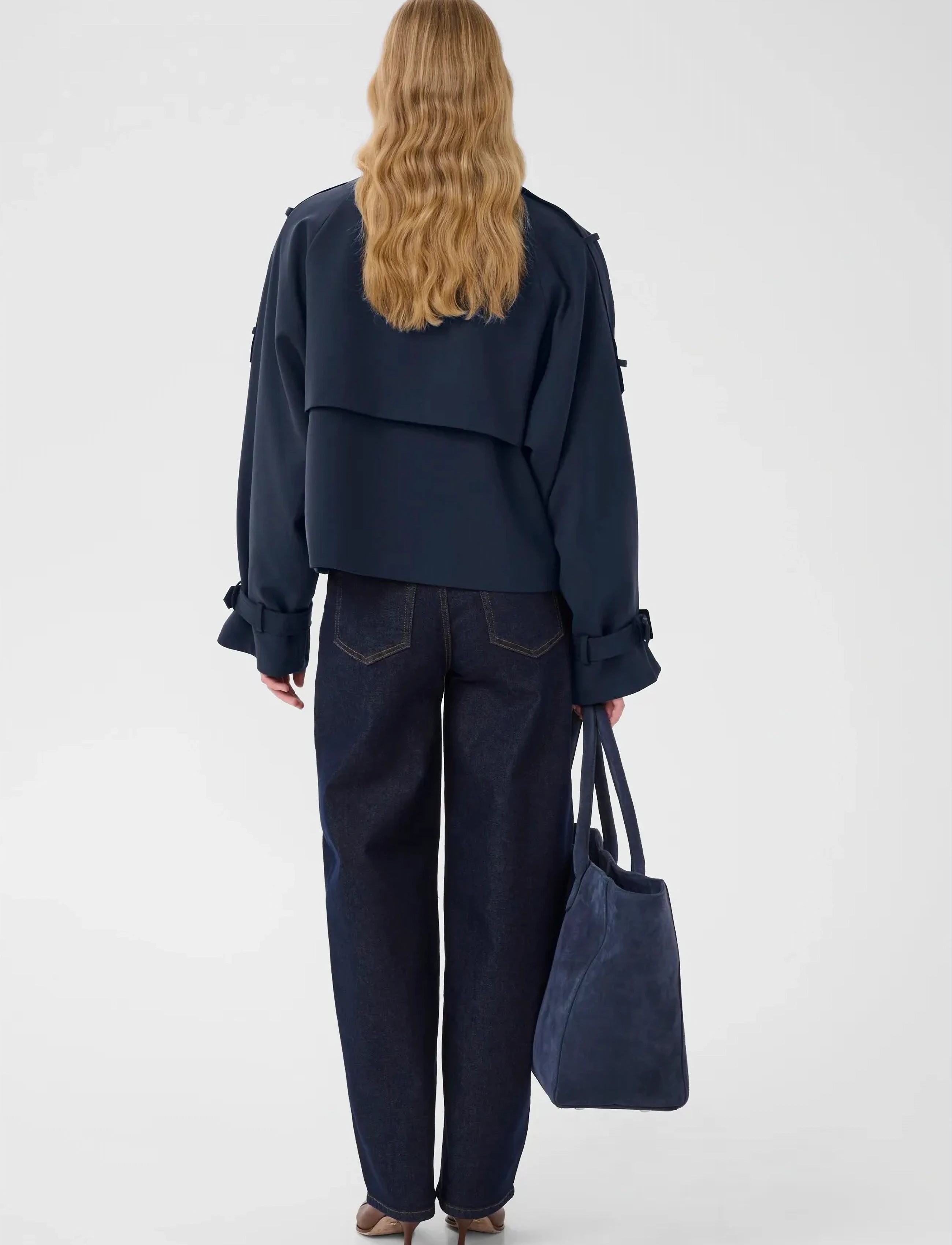 Gestuz - GZavic short trench - vårjackor - sky captain - 4