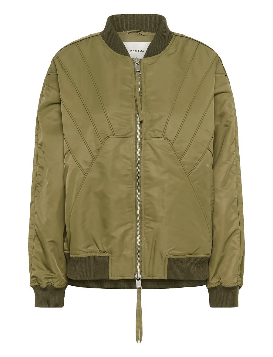 Gestuz - GZaurora bomber - light jackets - dusky green - 1