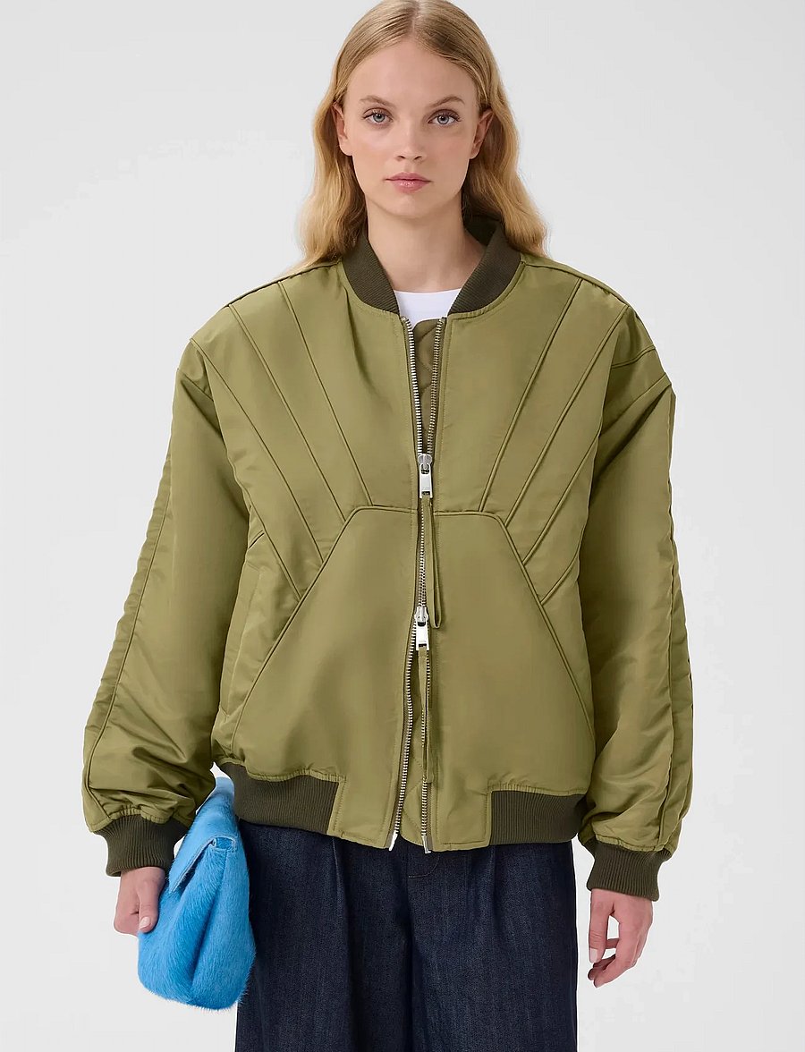 Gestuz - GZaurora bomber - light jackets - dusky green - 0