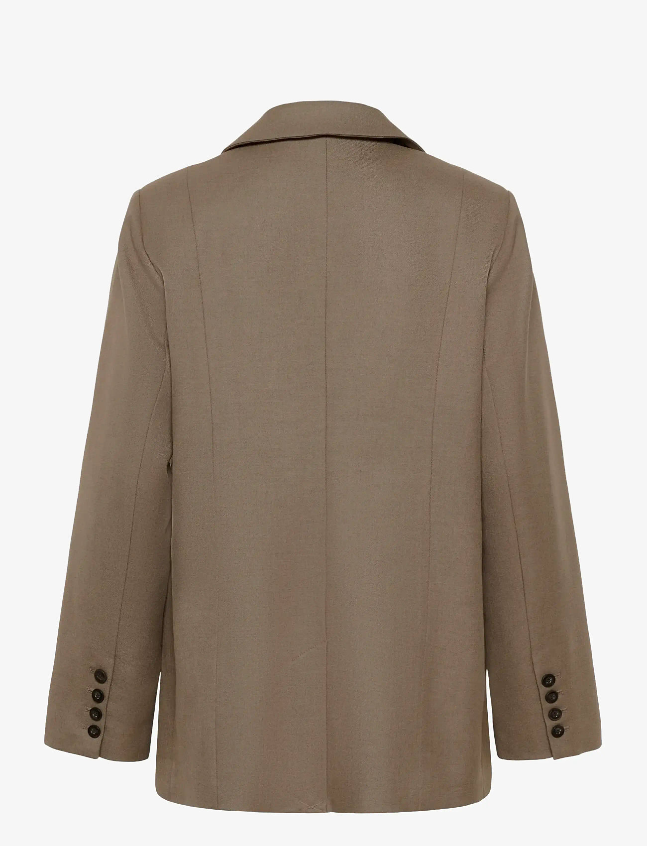 Gestuz - GZpaula blazer NOOS - single breasted blazers - dark timberwolf melange - 2