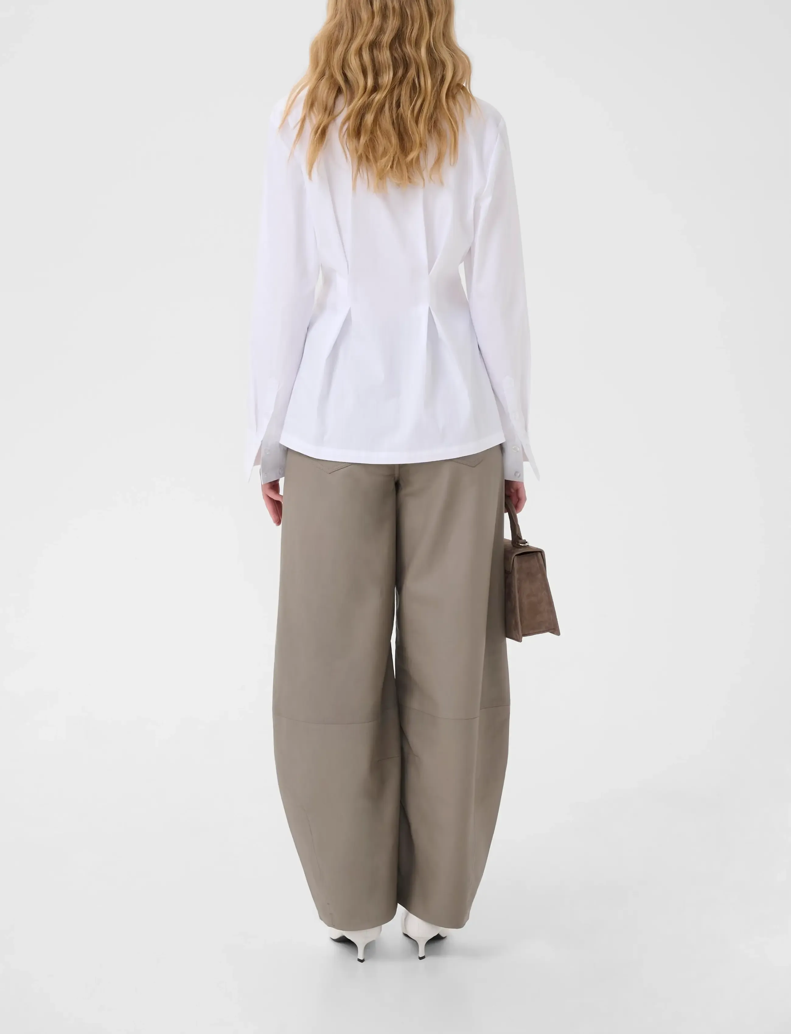 Gestuz - GZopy shirt - long-sleeved shirts - bright white - 4