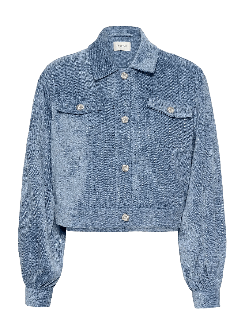 Gestuz - GZvally jacket - höstjackor - denim blue - 1