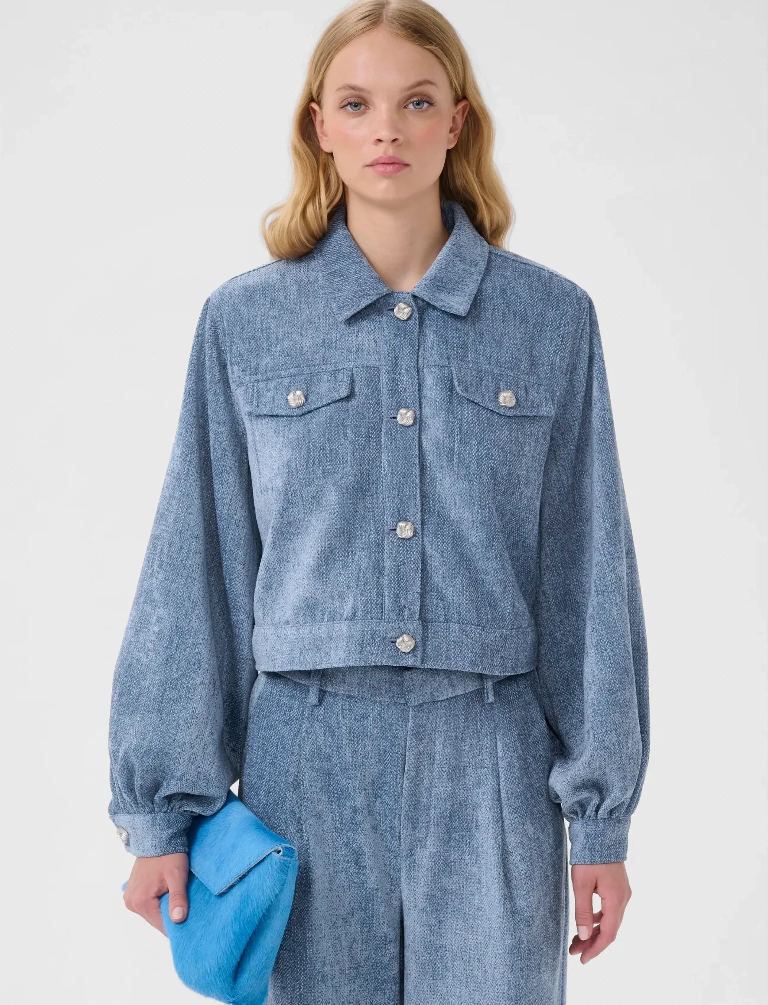 Gestuz GZvally jacket - Tøj - DENIM BLUE / blue