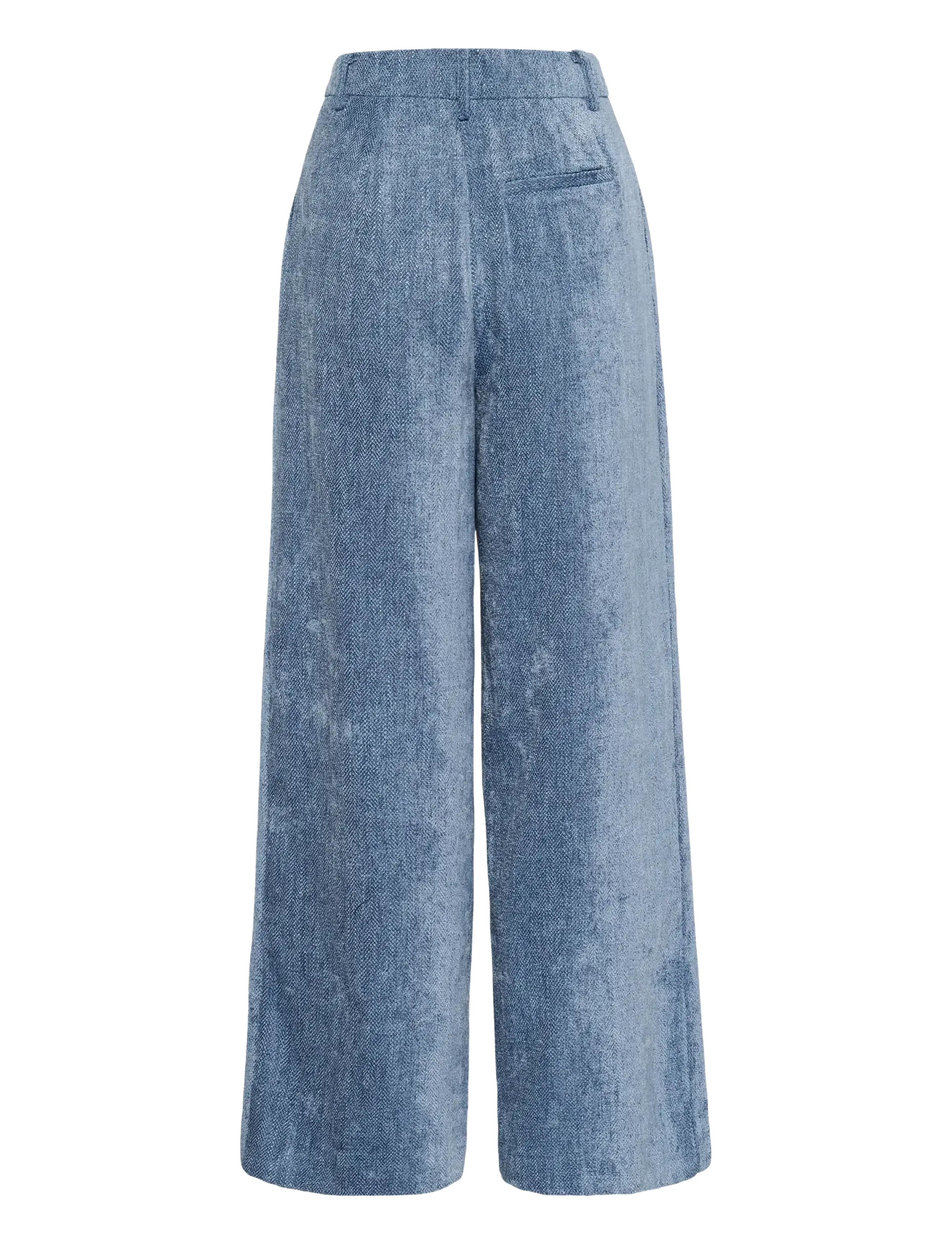 Gestuz - GZvally HW wide pants - bukser med brede ben - denim blue - 2