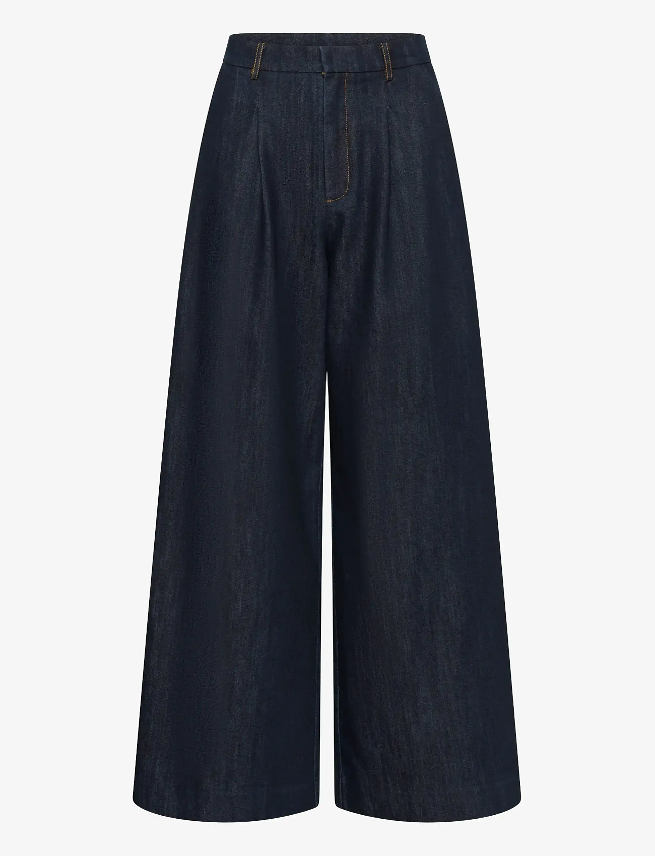 Gestuz - GZelli MW pants - laia säärega püksid - dark blue rinse - 1