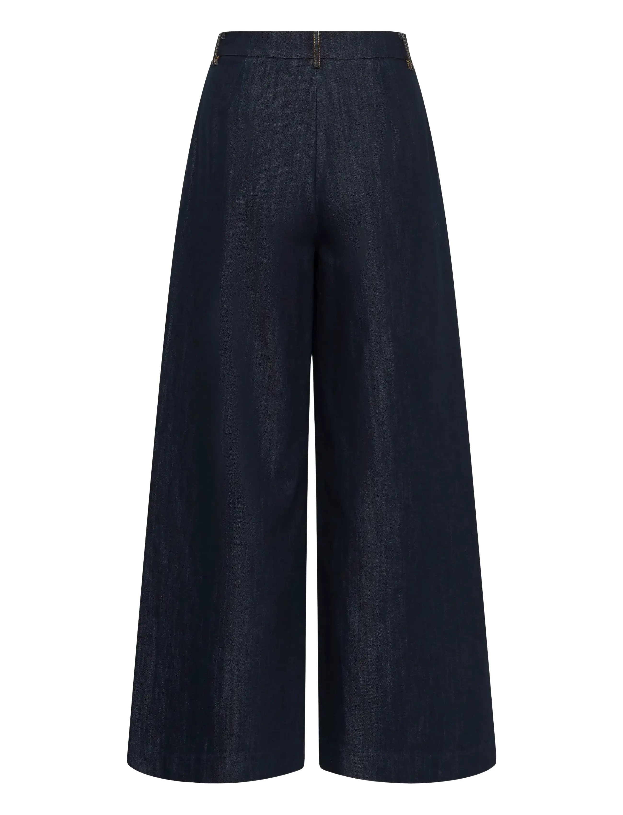 Gestuz - GZelli MW pants - hosen mit weitem bein - dark blue rinse - 2