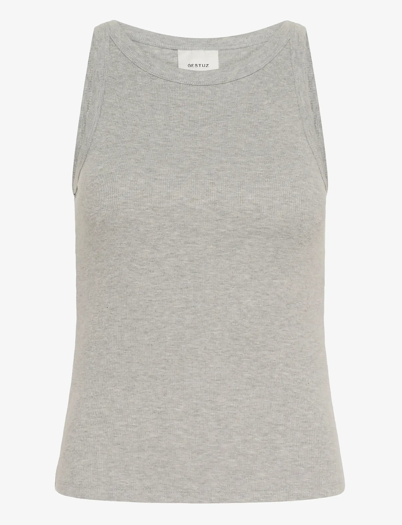 Gestuz - GZdrew sl mel top NOOS - Ärmellose tops - grey mÉlange - 1