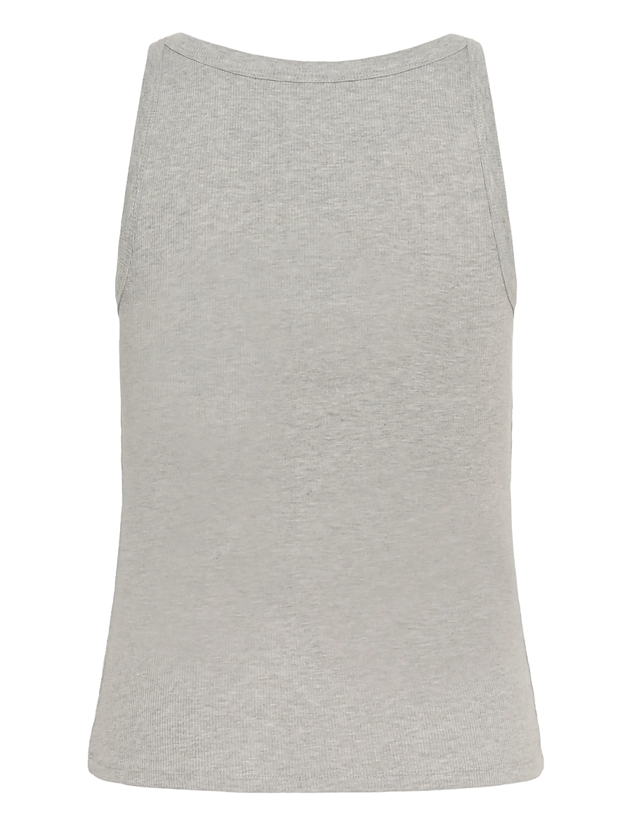 Gestuz - GZdrew sl mel top NOOS - linnen - grey mÉlange - 2