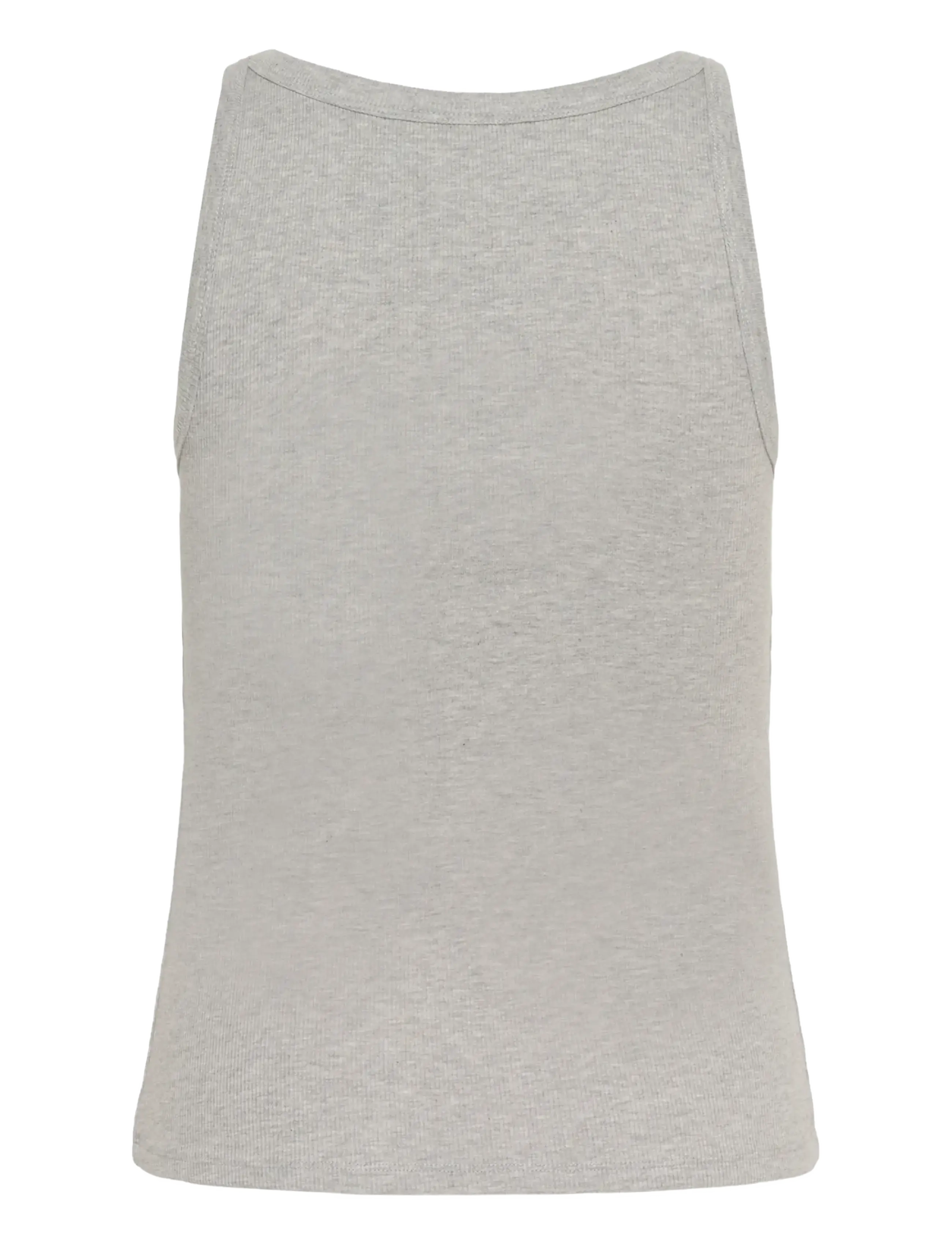 Gestuz - GZdrew sl mel top NOOS - hauts sans manches - grey mÉlange - 2