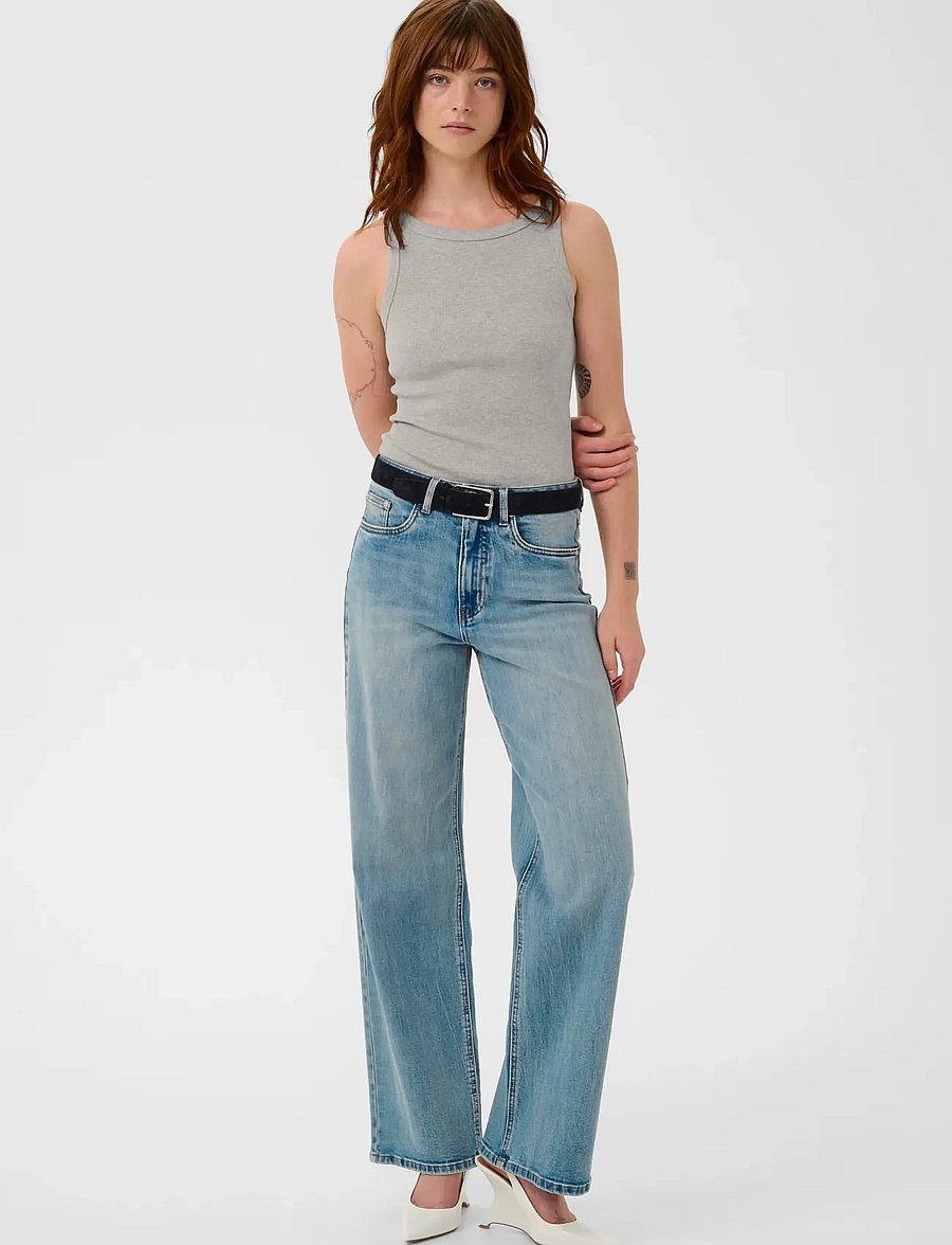 Gestuz - GZdrew sl mel top NOOS - linnen - grey mÉlange - 3