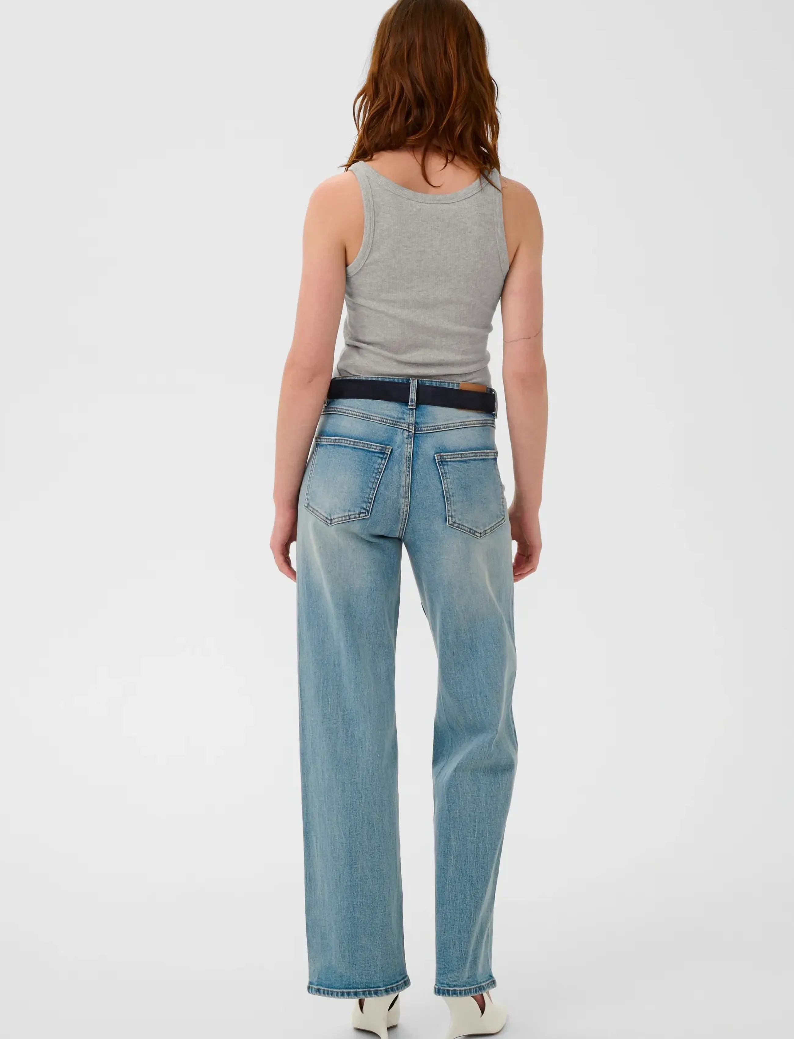 Gestuz - GZdrew sl mel top NOOS - hauts sans manches - grey mÉlange - 4