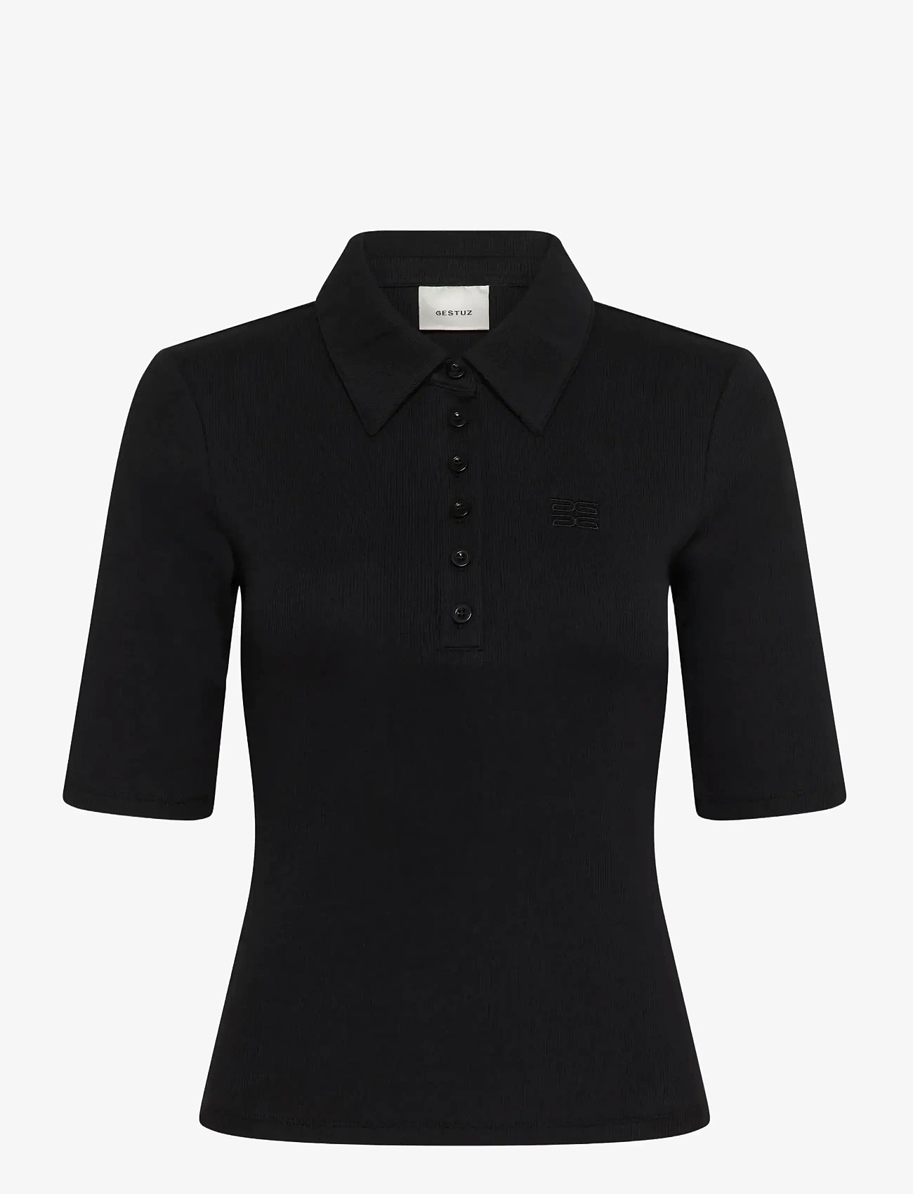 Gestuz - GZdrew polo top NOOS - t-särgid - black - 1