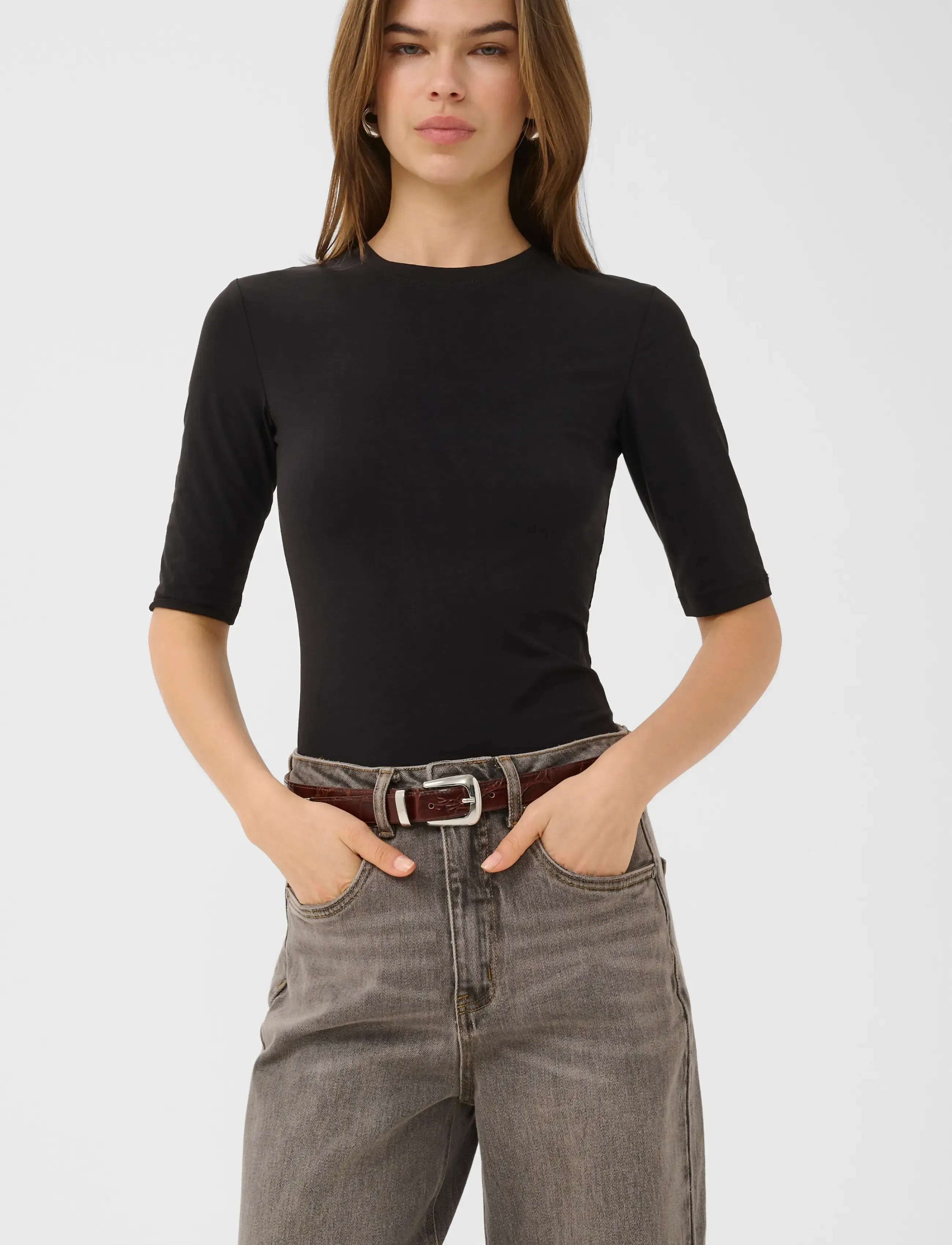 Gestuz - GZmida ss top NOOS - black - 2