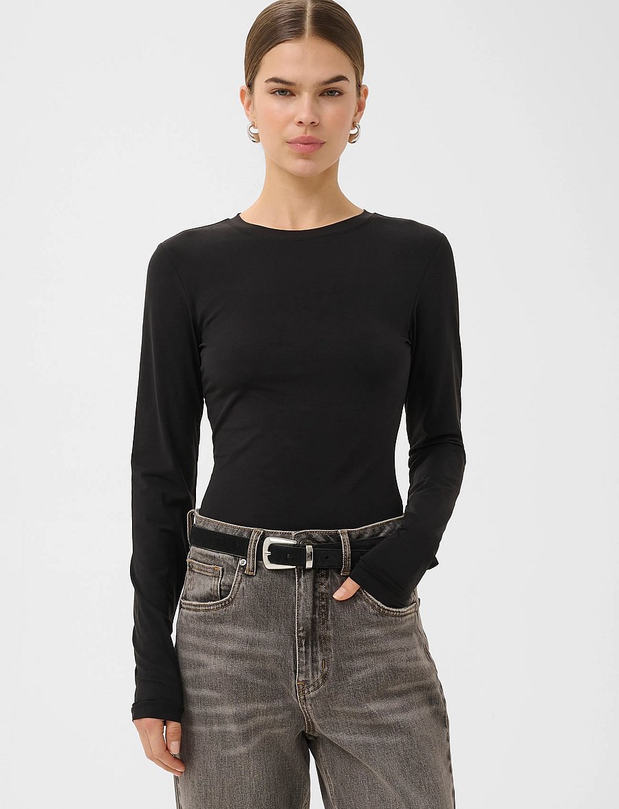 Gestuz - GZmida ls top NOOS - black - 2