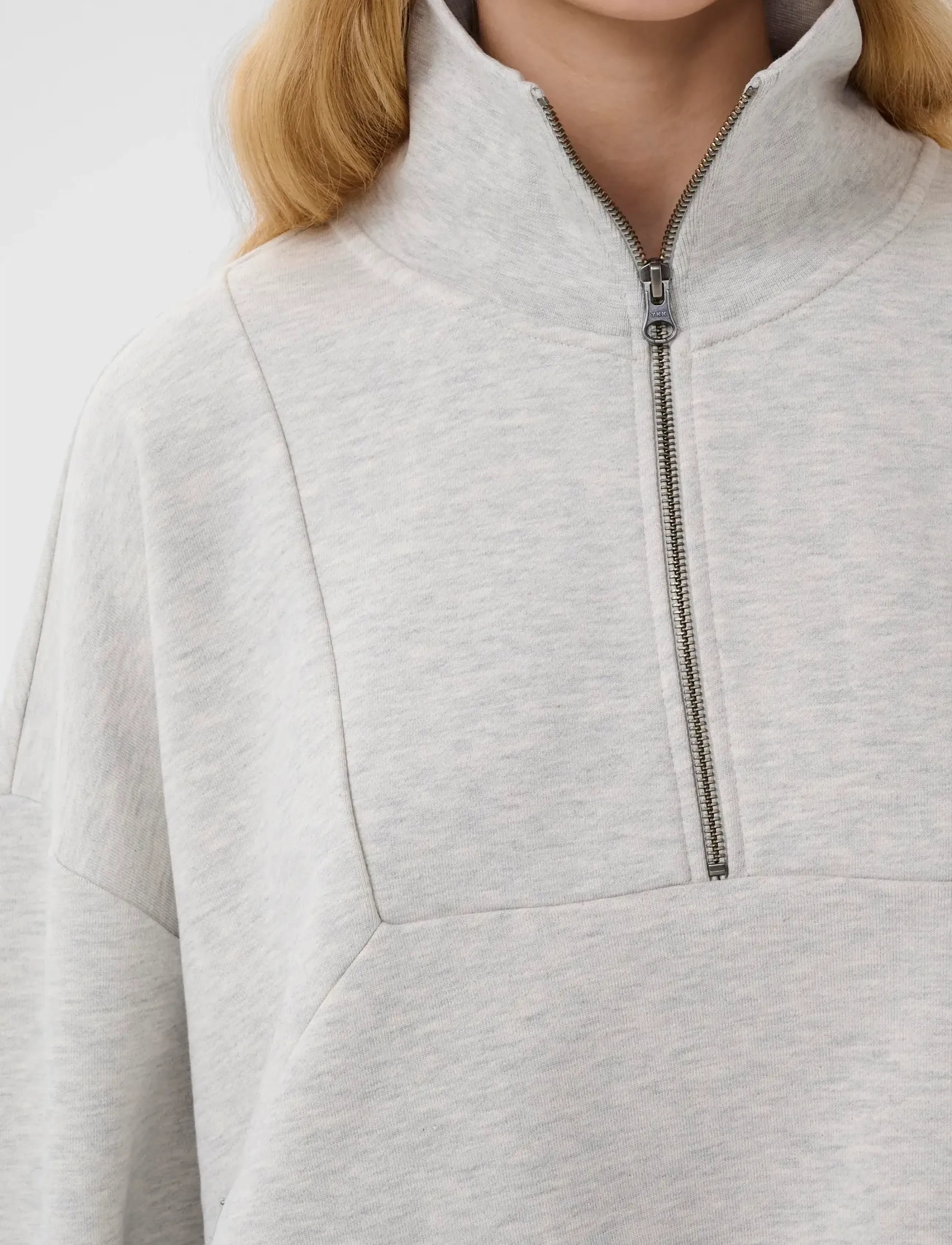 Gestuz - GZnormi sweatshirt - sweatshirts & huvtröjor - ultra light grey mÉlange - 5