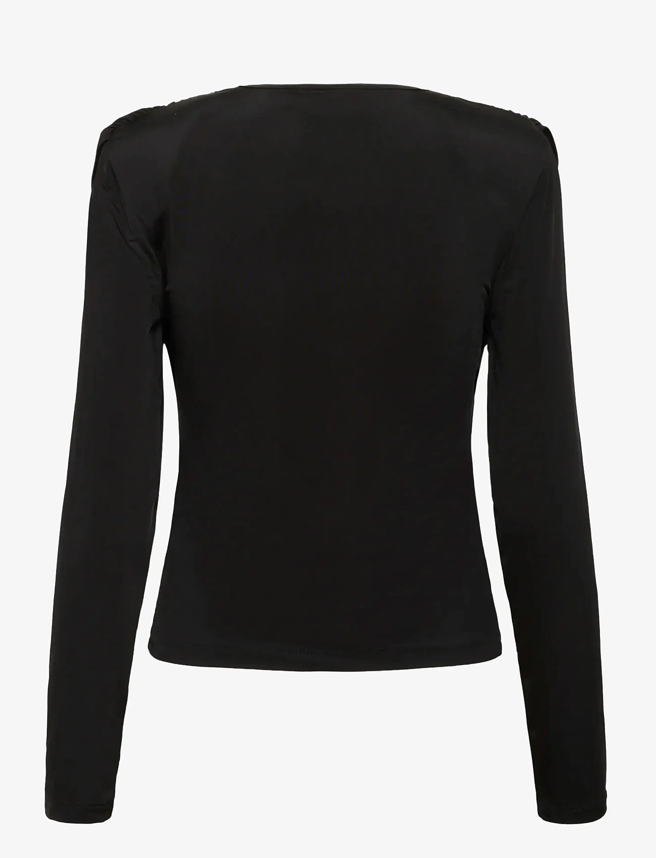 Gestuz - GZlaily ls top - pikkade varrukatega alussärgid - black - 2