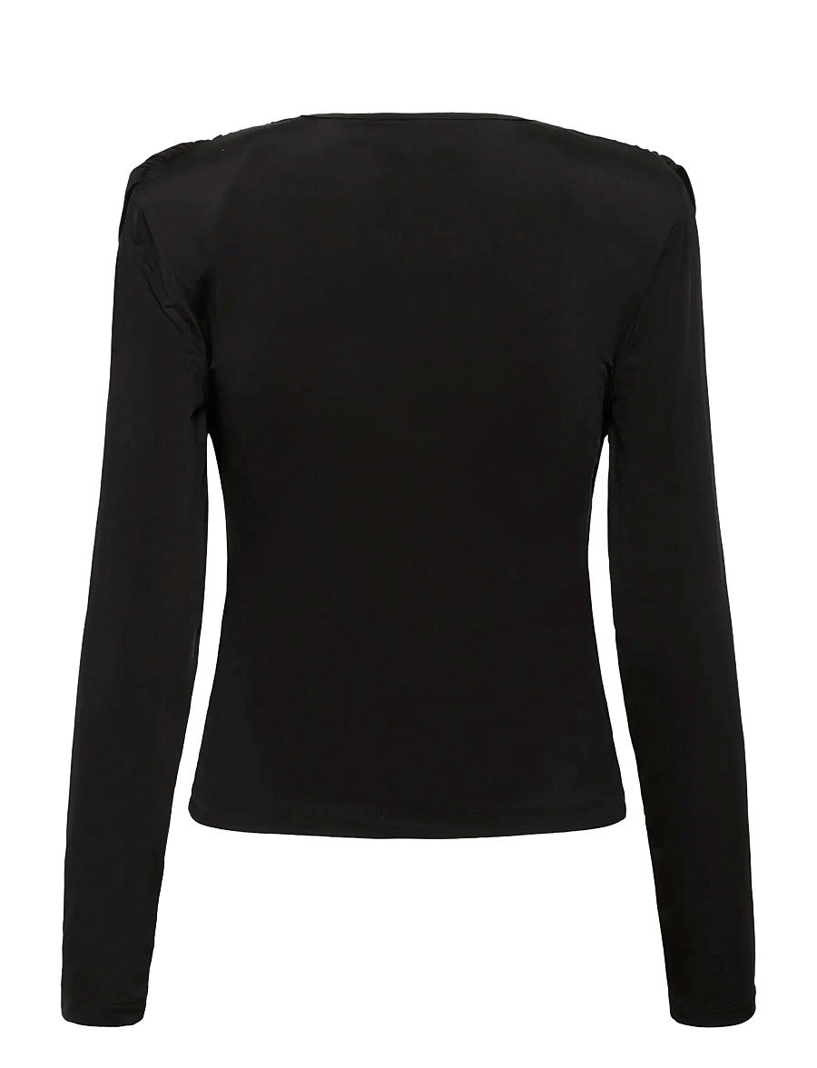 Gestuz - GZlaily ls top - långärmade toppar - black - 2
