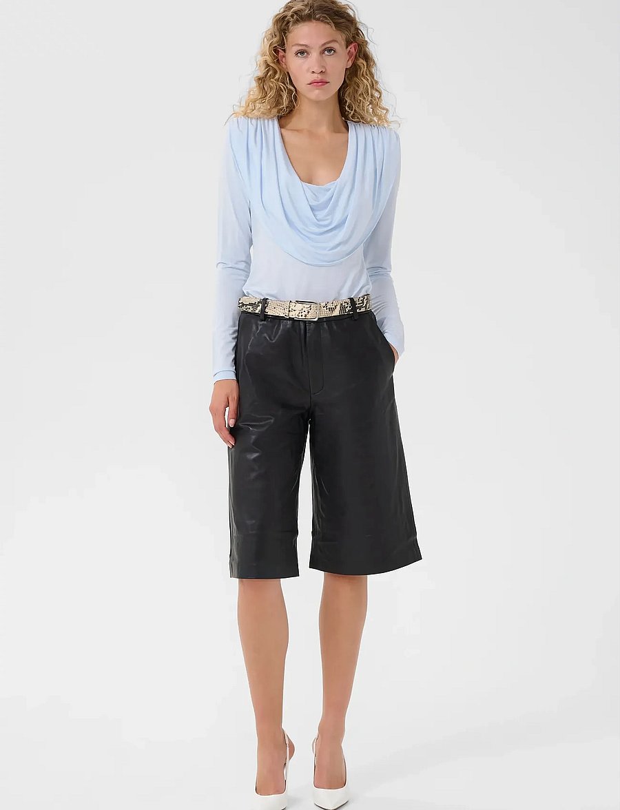 Gestuz - GZlaily ls top - långärmade toppar - blue finch - 3