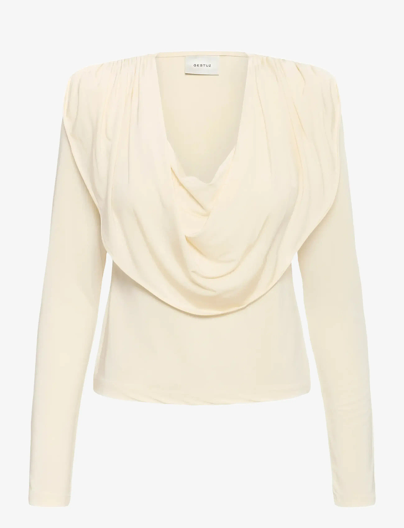 Gestuz - GZlaily ls top - langärmlige tops - egret - 1
