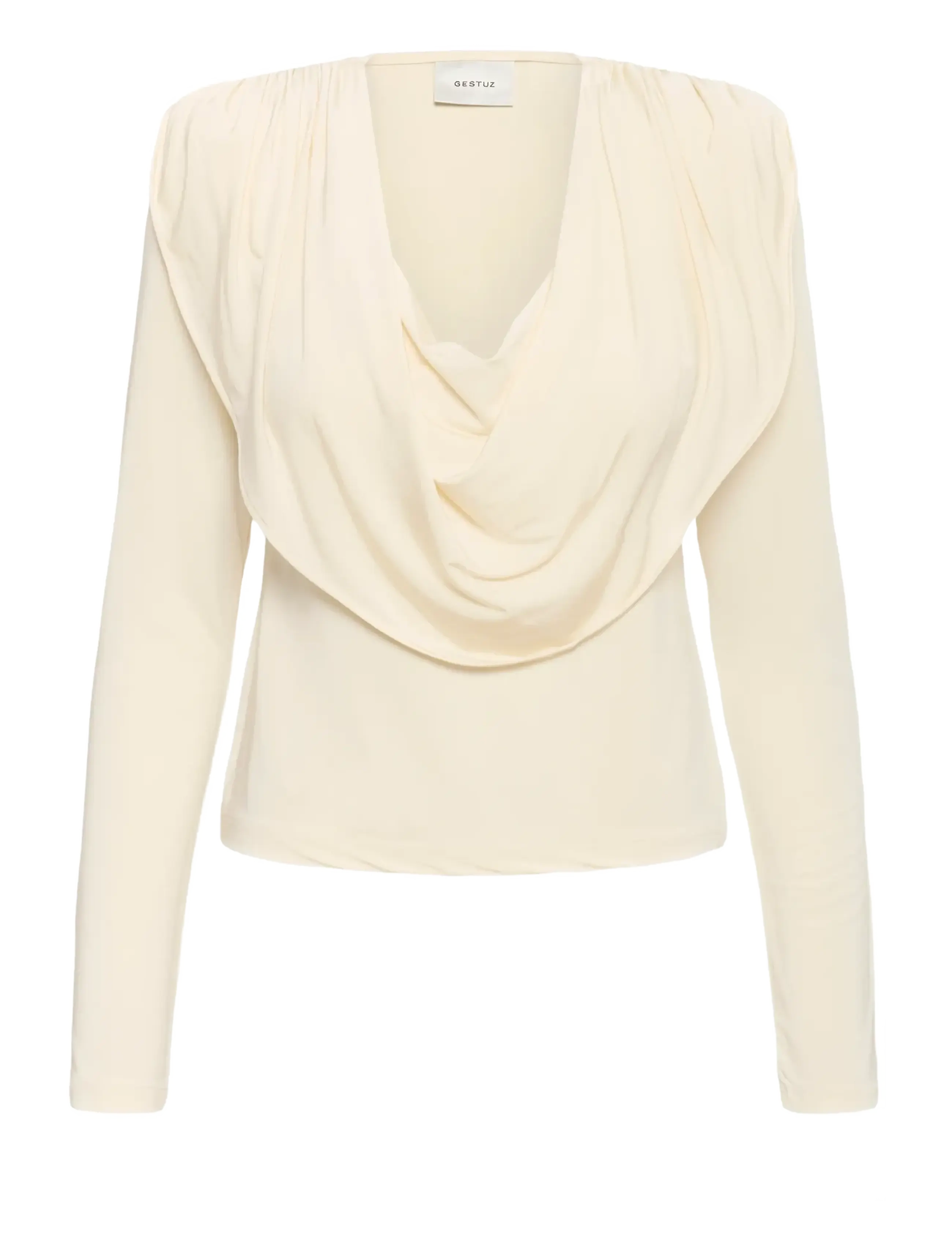 Gestuz GZlaily ls top - T-Shirts & Tops - EGRET / cream