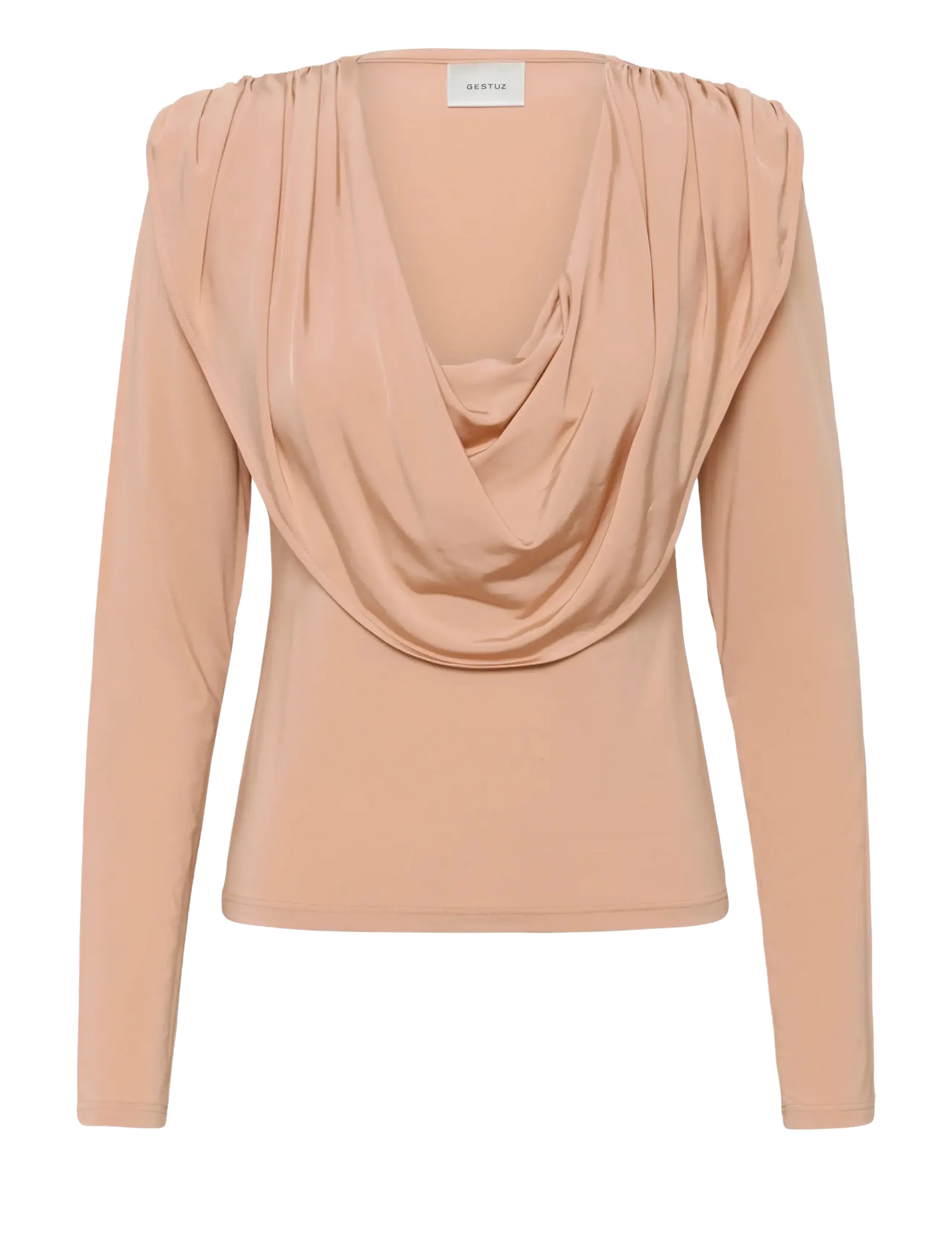 Gestuz GZlaily ls top - T-Shirts & Tops - MAPLE SUGAR / beige