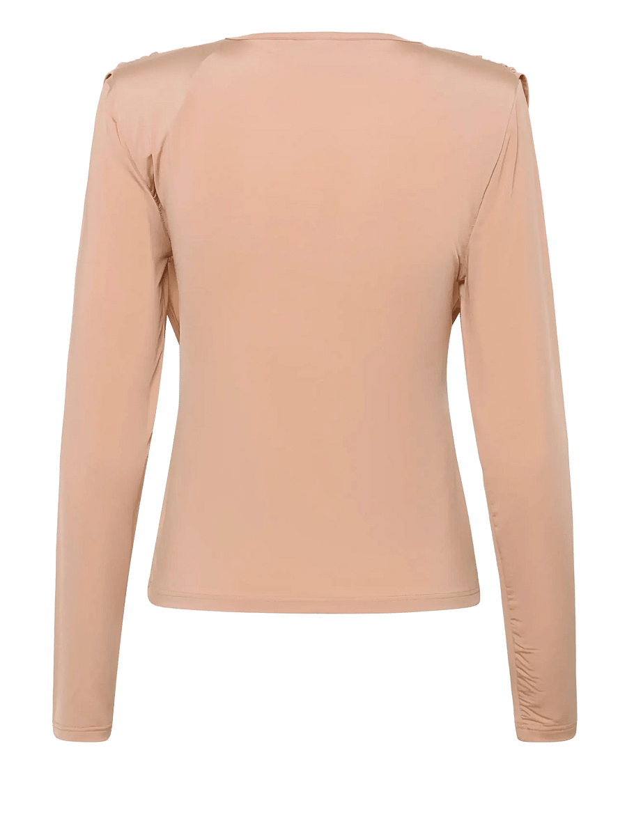 Gestuz - GZlaily ls top - langärmlige tops - maple sugar - 2