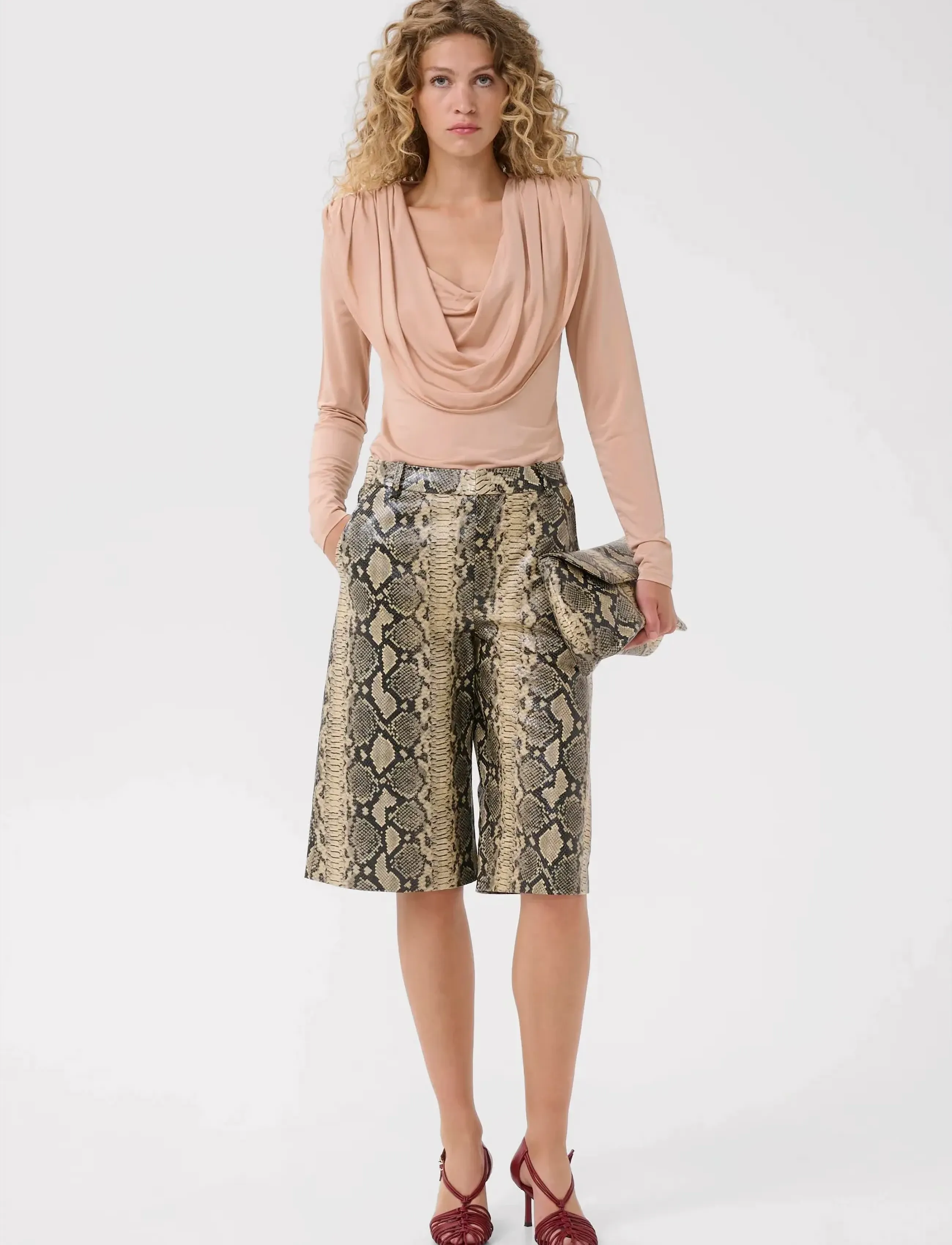 Gestuz - GZlaily ls top - long-sleeved tops - maple sugar - 3