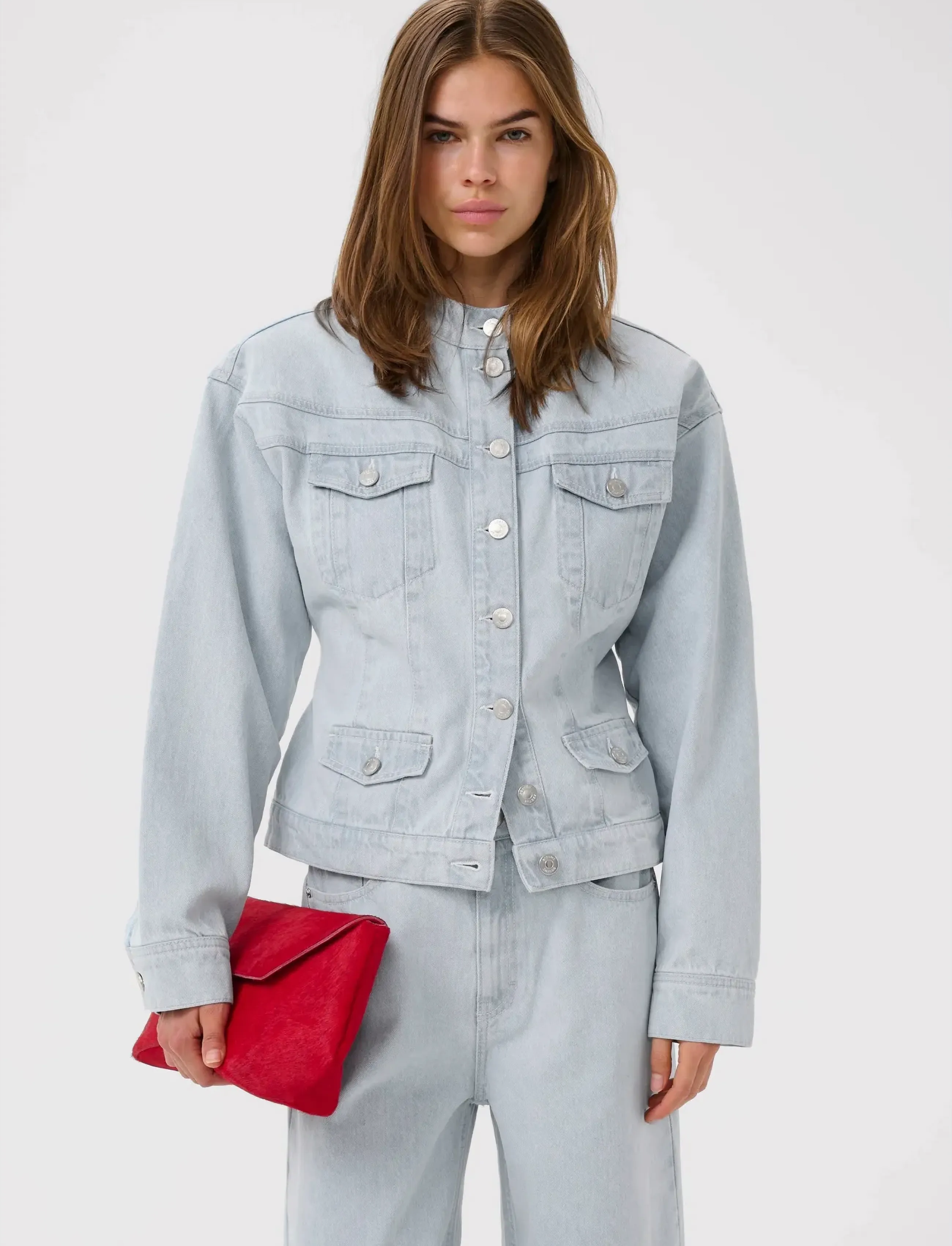 Gestuz Gzparwana Shirt, 42, Blue, Jakker > Denim, Dame