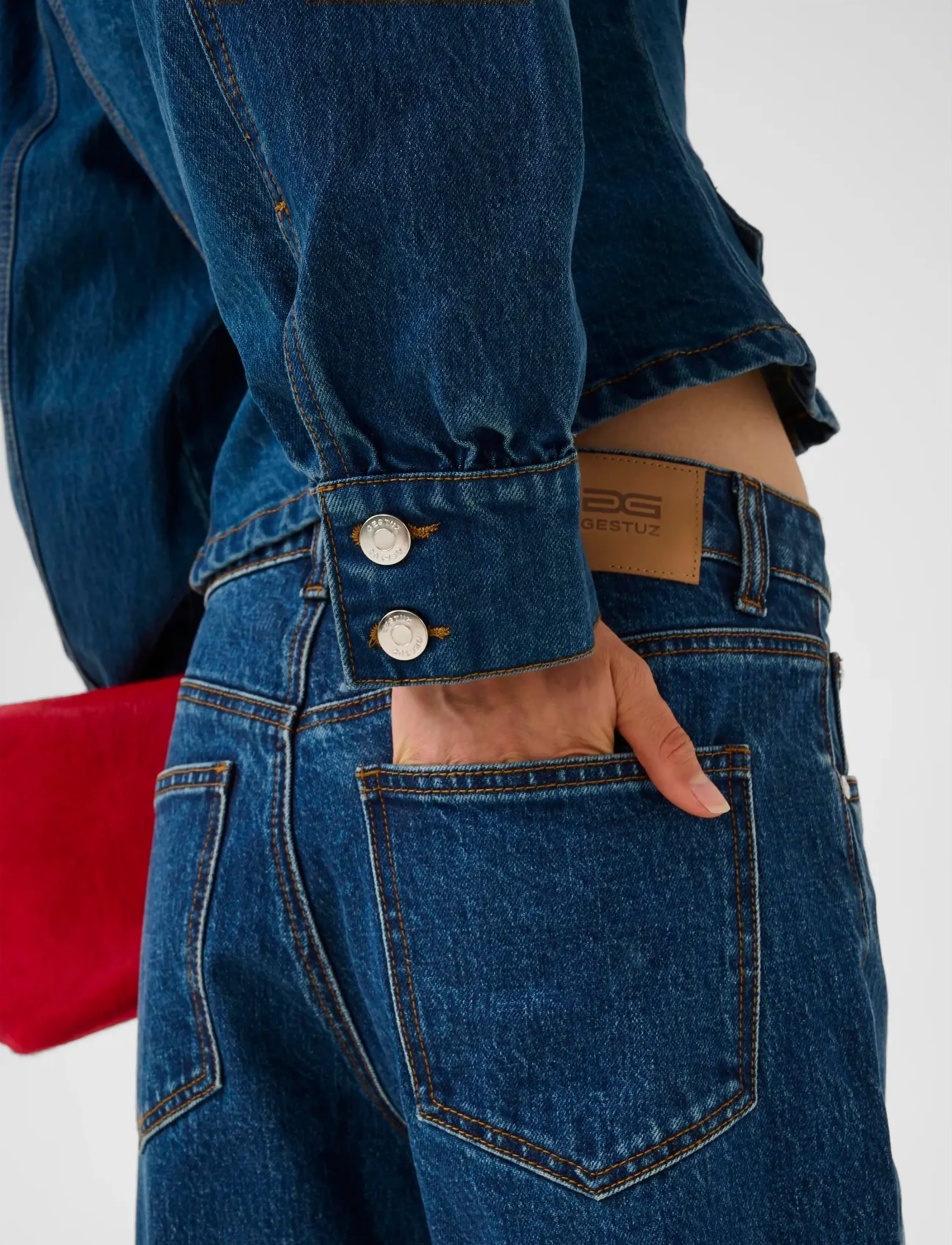 Gestuz - GZsamia HW jeans - straight jeans - indigoblue - 5