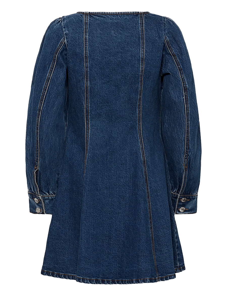 Gestuz - GZsamia dress - jeansklänningar - indigoblue - 2
