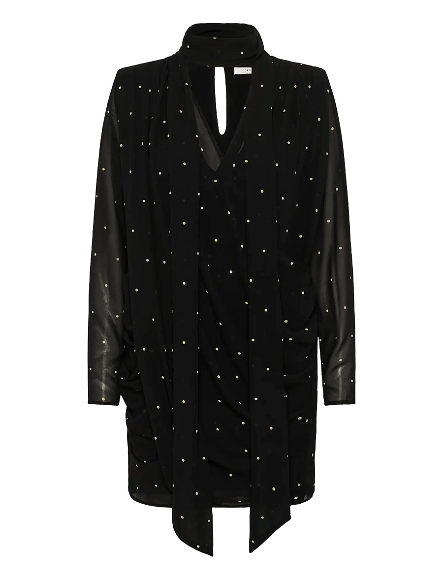 Gestuz - GZdorthie P dress - pidulikud kleidid - khaki dot - 1