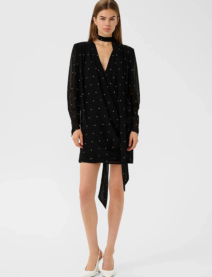 Gestuz - GZdorthie P dress - pidulikud kleidid - khaki dot - 3
