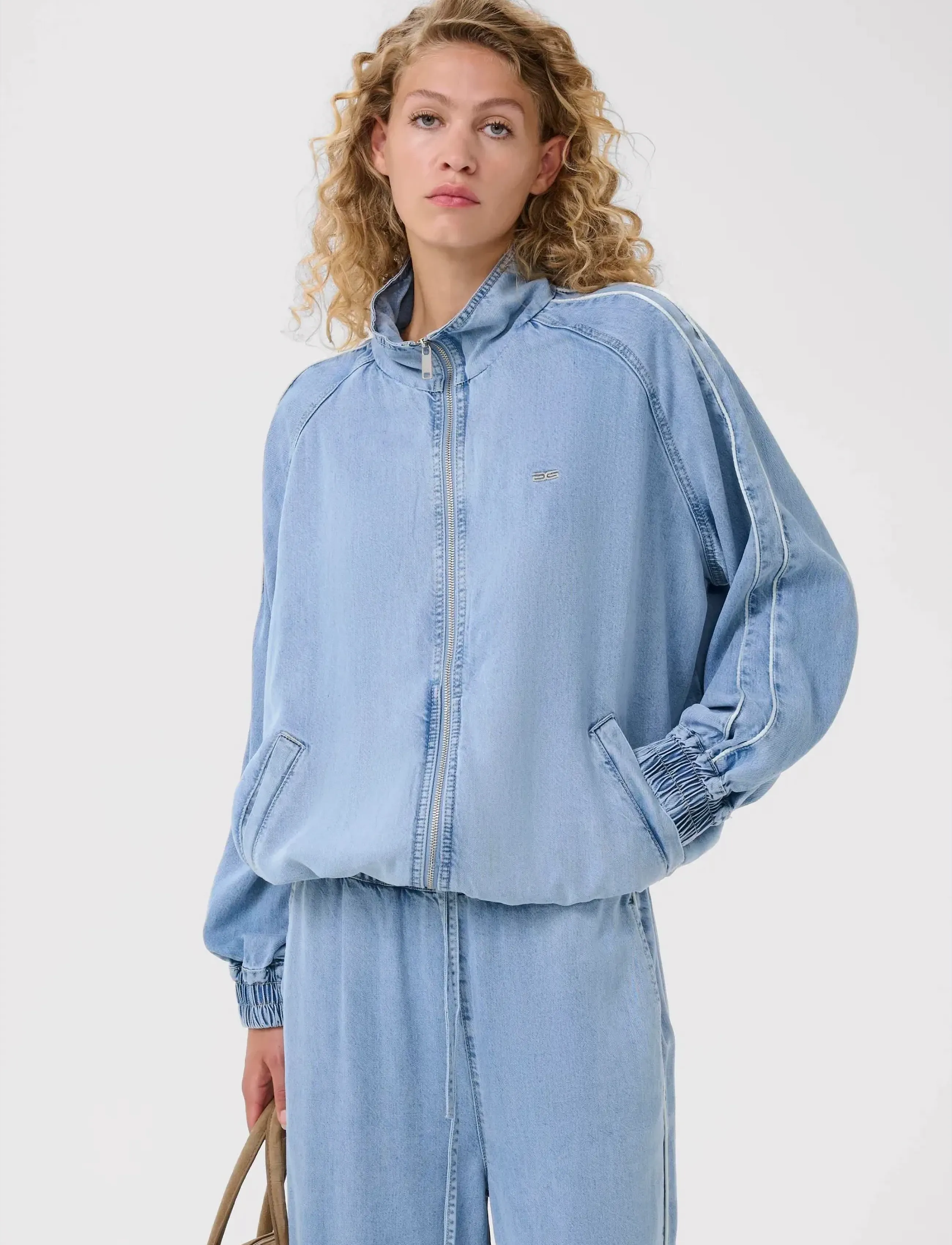 Gestuz GZsea jacket - Tøj - MID DENIM BLUE / blue