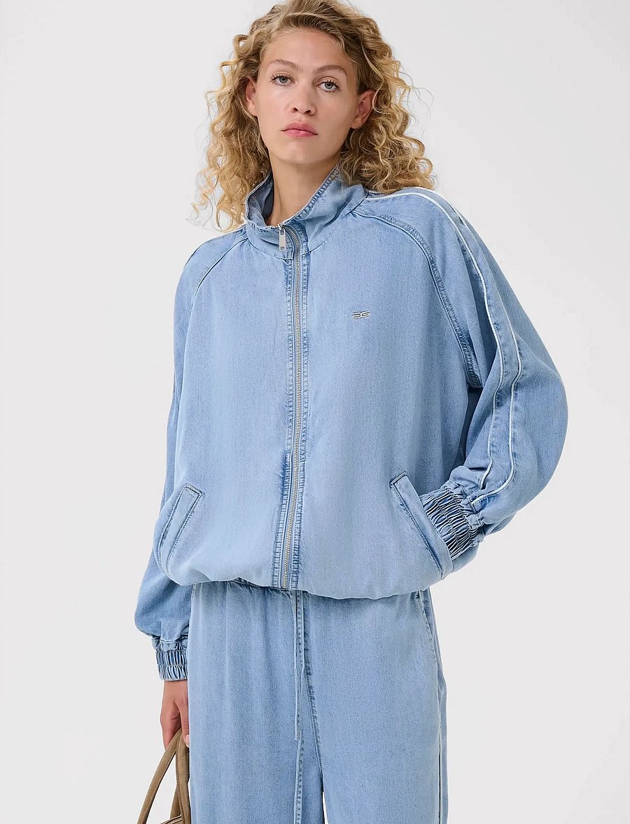 Gestuz - GZsea jacket - džinsa virsjakas - mid denim blue - 0