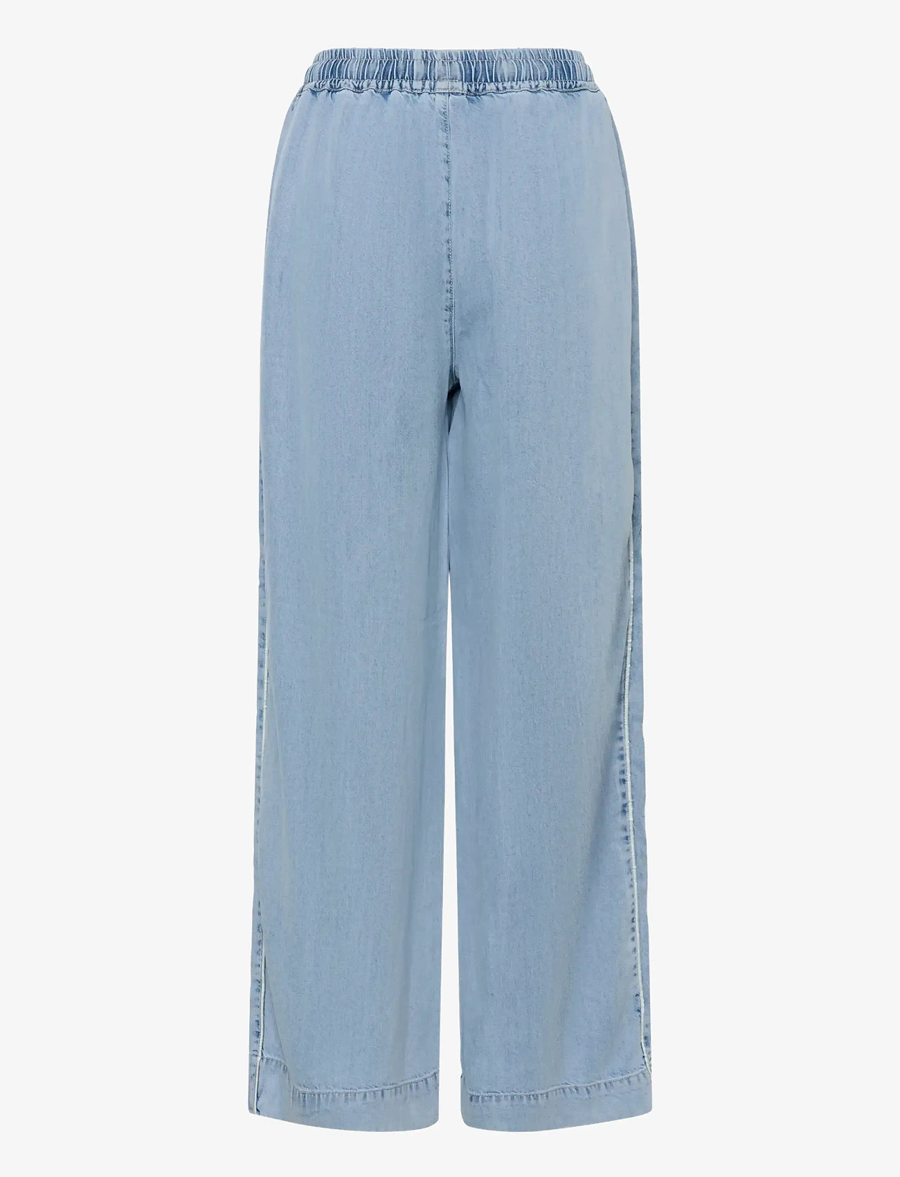 Gestuz - GZsea HW pants - laia säärega püksid - mid denim blue - 2