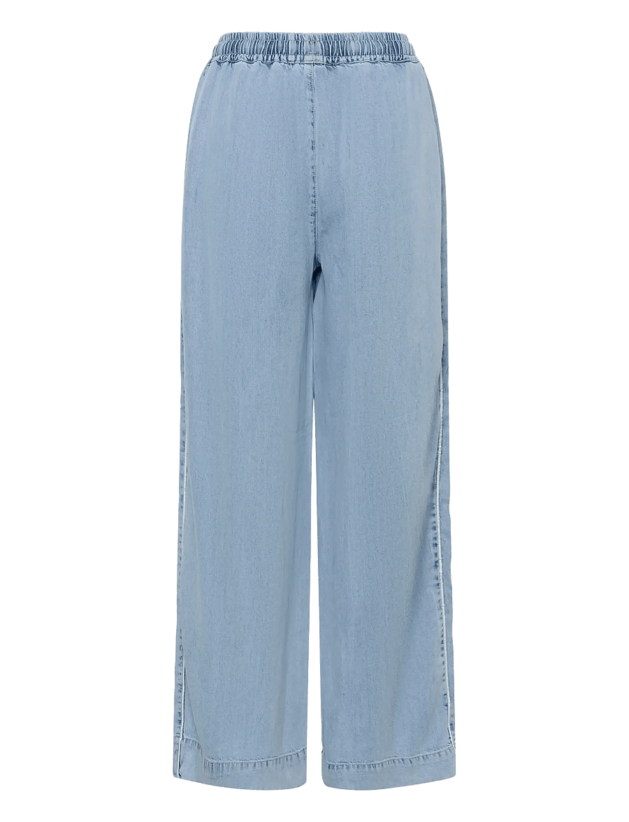 Gestuz - GZsea HW pants - laia säärega püksid - mid denim blue - 2