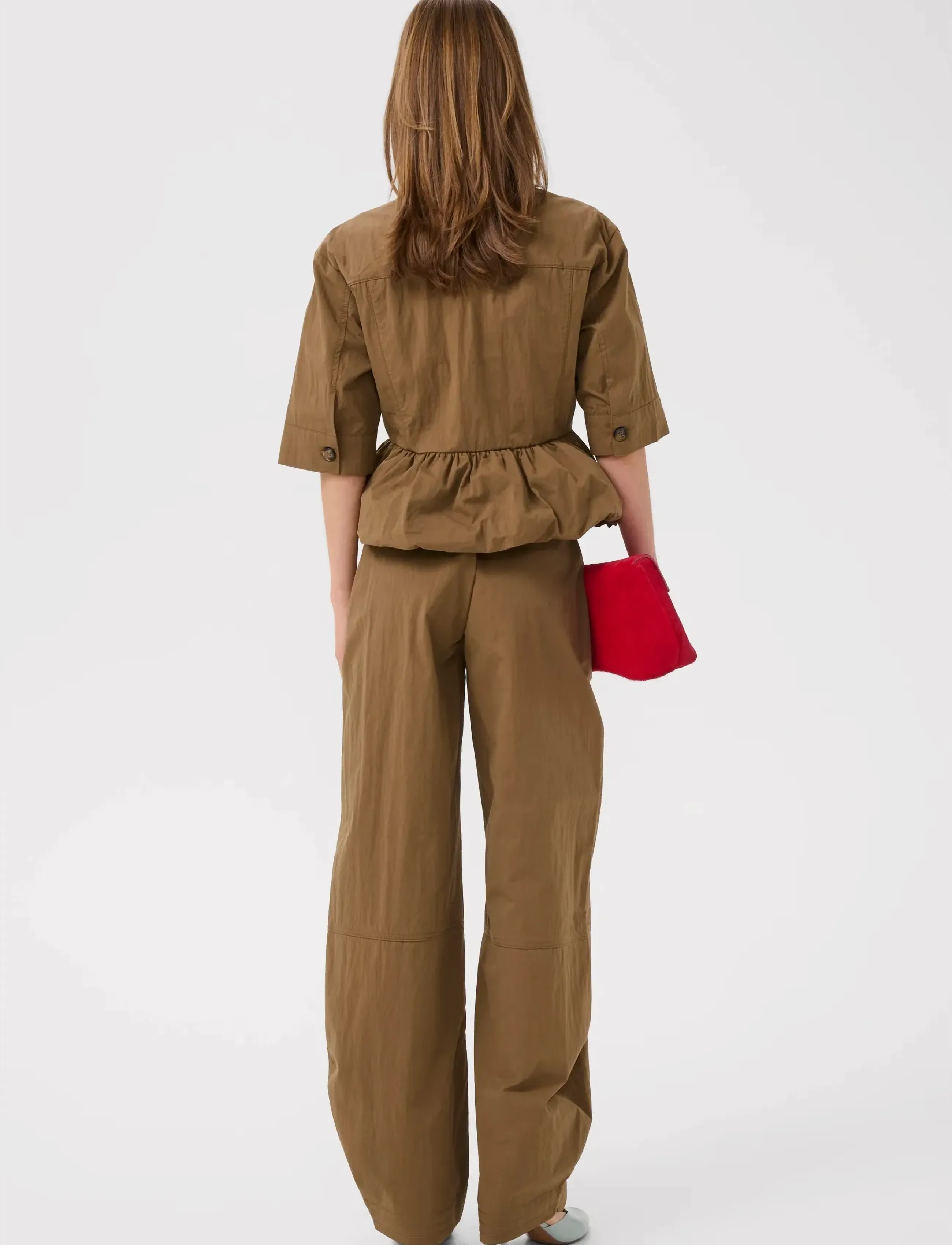 Gestuz - GZzandaya HW pants - barrel trousers - ermine - 3