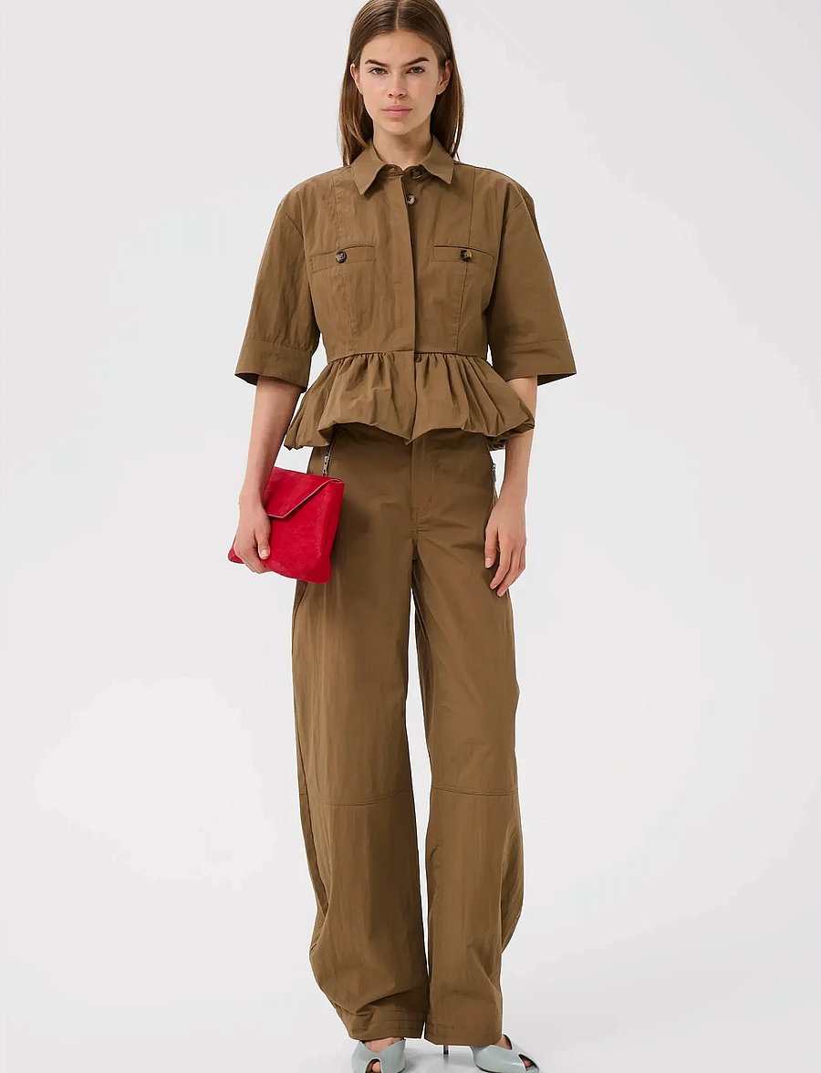 Gestuz - GZzandaya shirt - short-sleeved shirts - ermine - 3