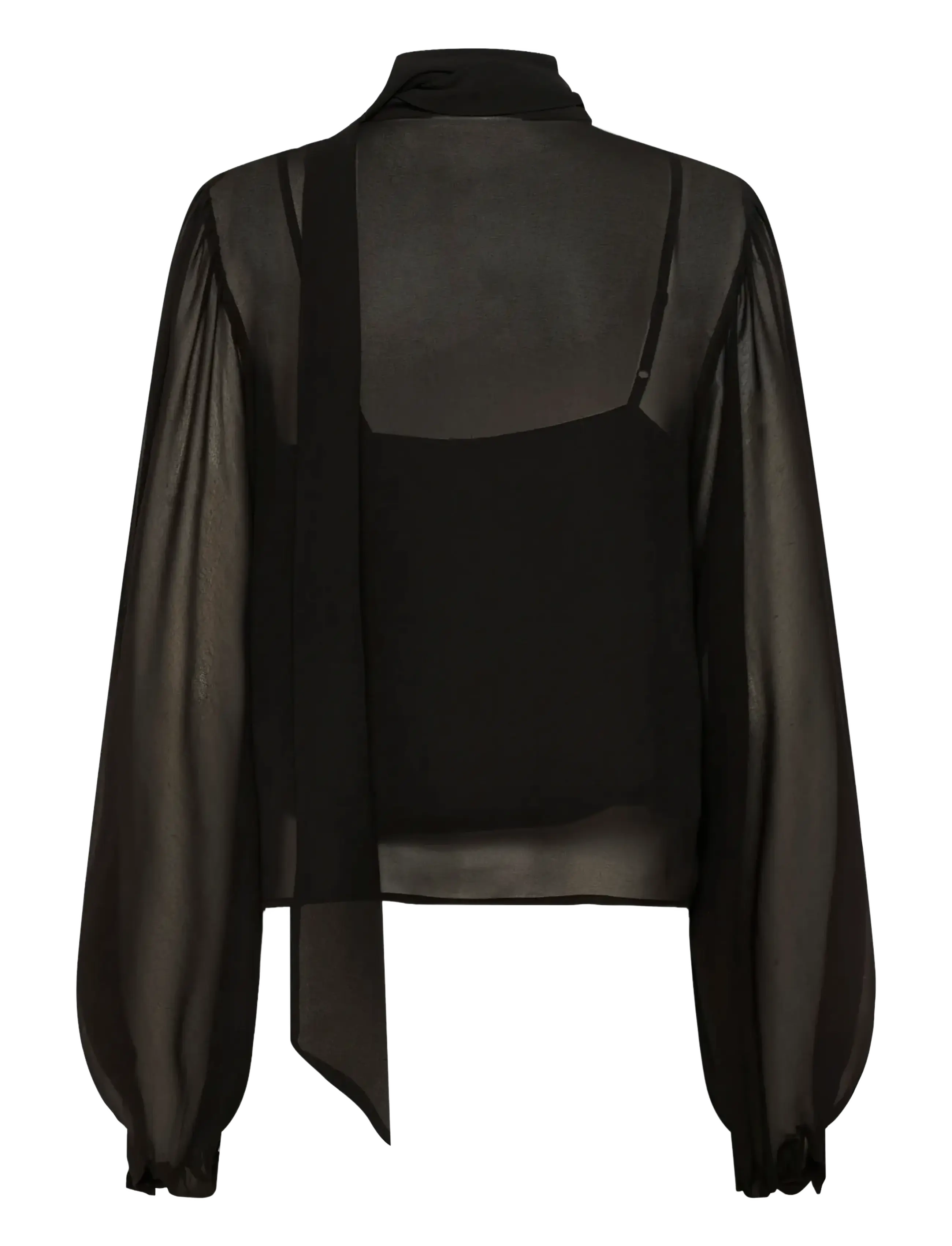 Gestuz - GZzurina blouse - long-sleeved blouses - black - 2