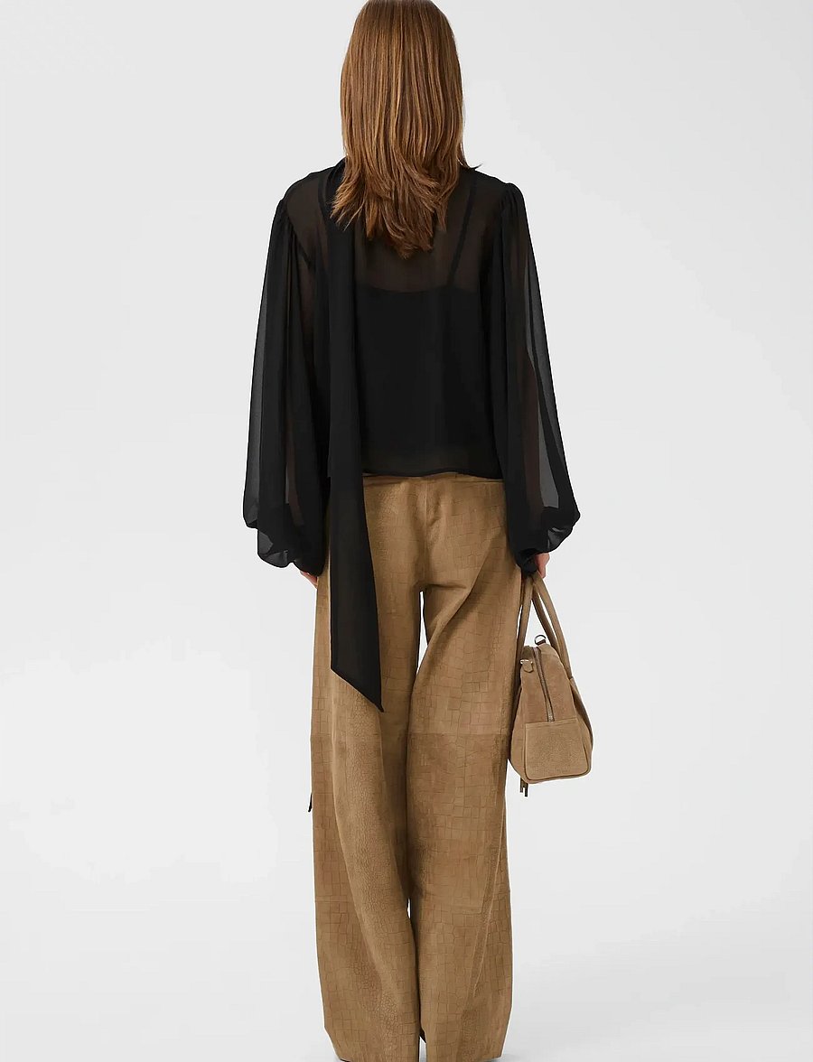 Gestuz - GZzurina blouse - langærmede bluser - black - 4