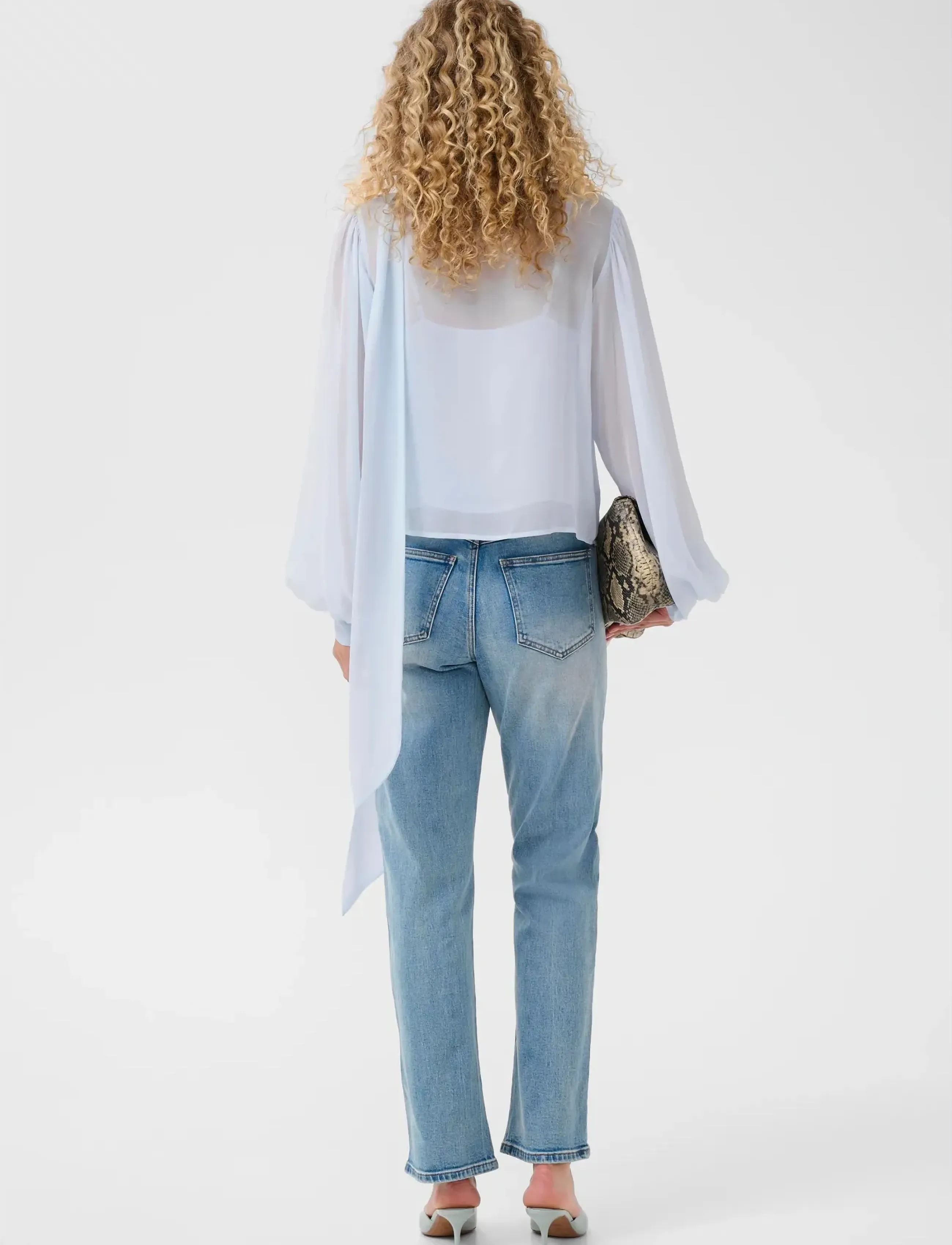 Gestuz - GZzurina blouse - langærmede bluser - blue finch - 4