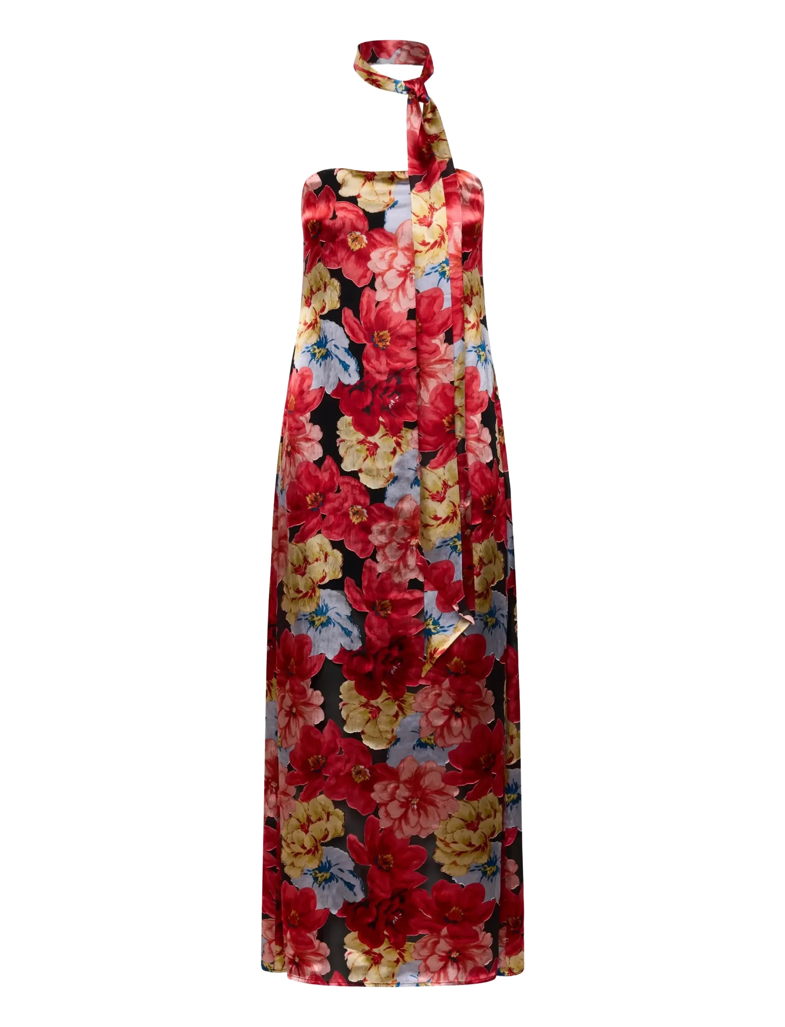 Gestuz GZsigrida P silk dress - Gestuz - DESSERT FLOWER MULTI / red