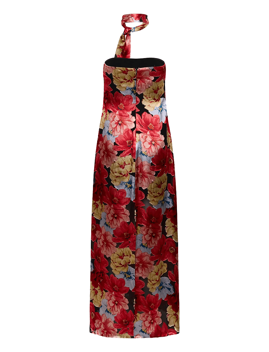 Gestuz - GZsigrida P silk dress - aftenkjoler - dessert flower multi - 2