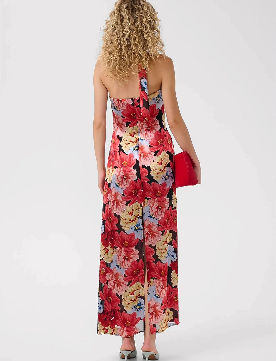 Gestuz - GZsigrida P silk dress - aftenkjoler - dessert flower multi - 3