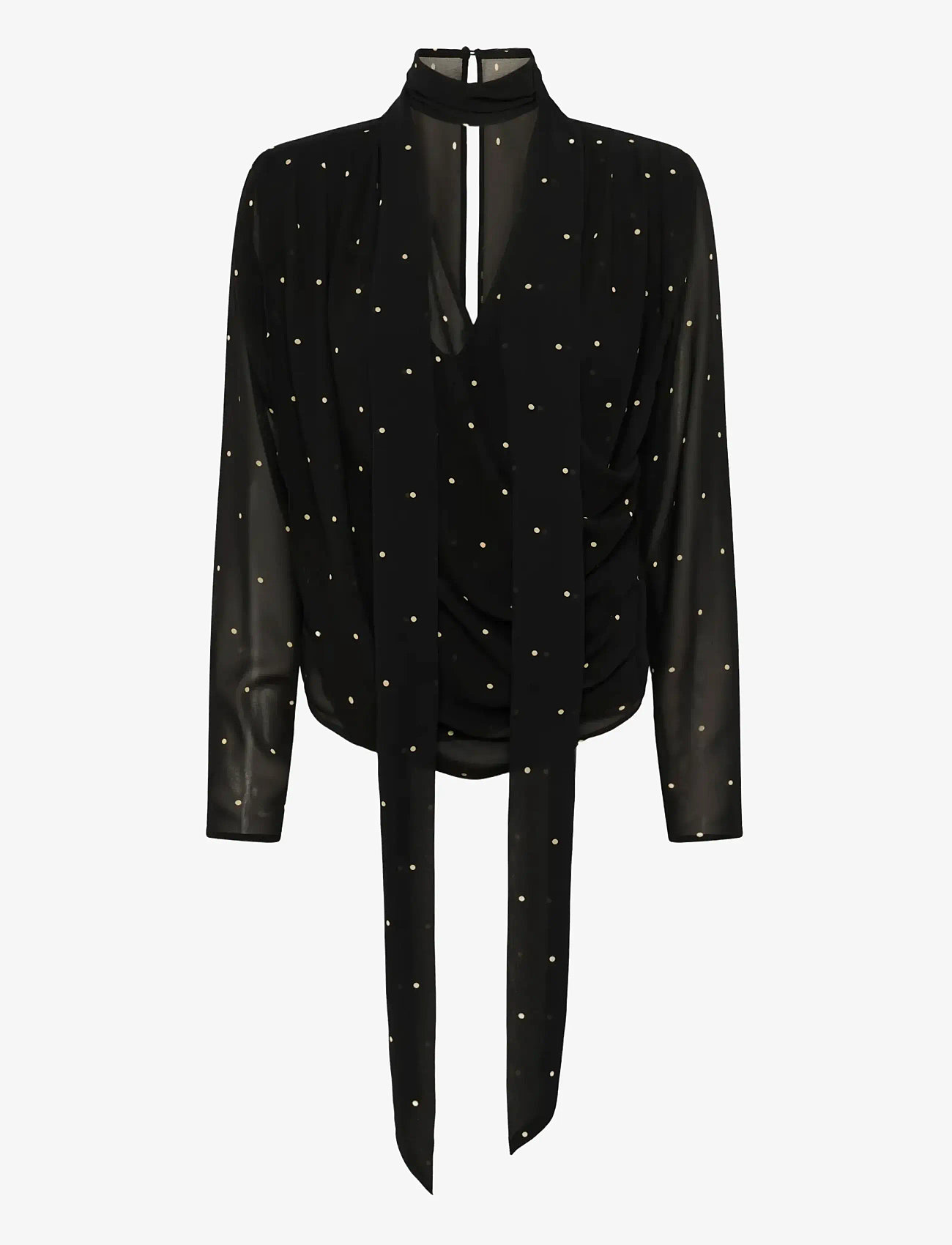 Gestuz - GZdorthie P blouse - langärmlige blusen - khaki dot - 1