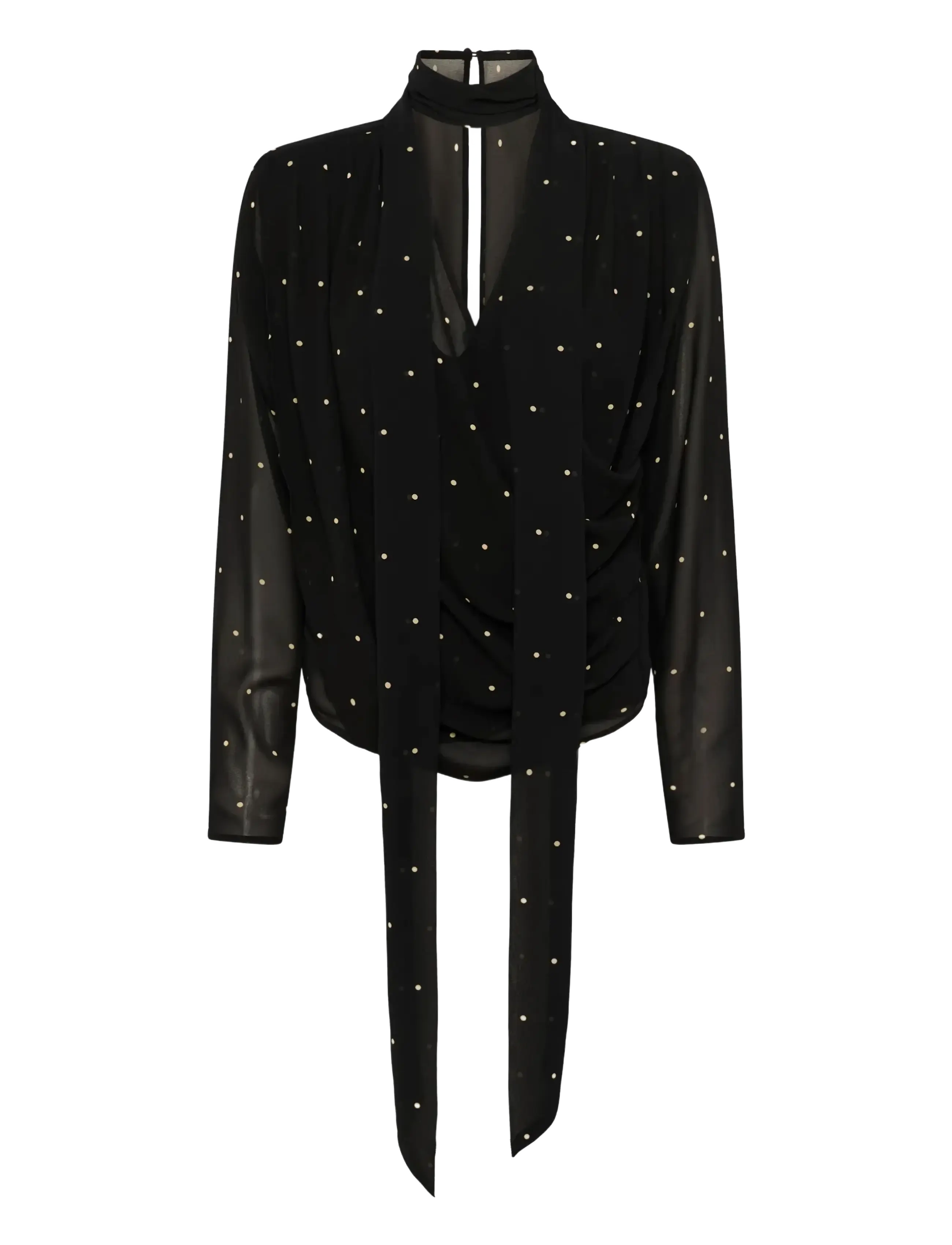 Gestuz GZdorthie P blouse - Gestuz - KHAKI DOT / black