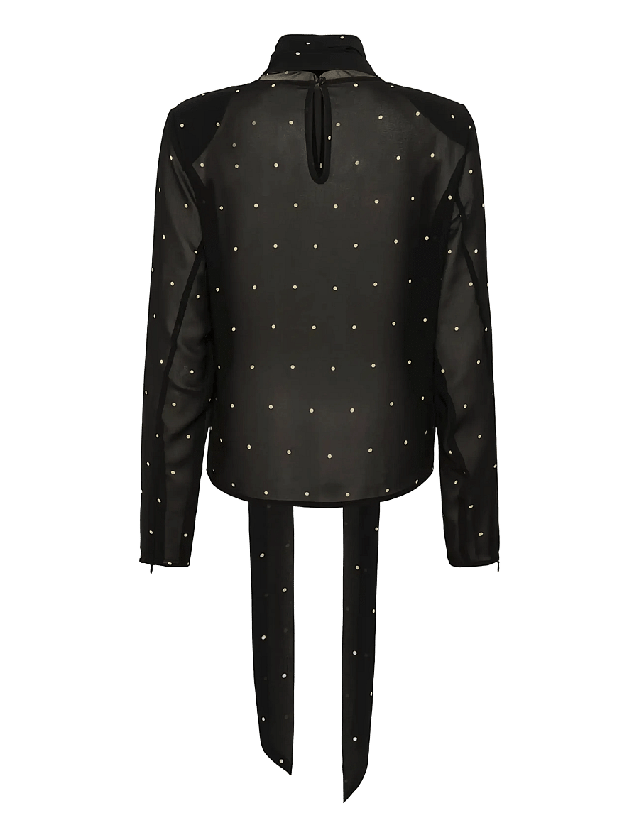 Gestuz - GZdorthie P blouse - langærmede bluser - khaki dot - 2