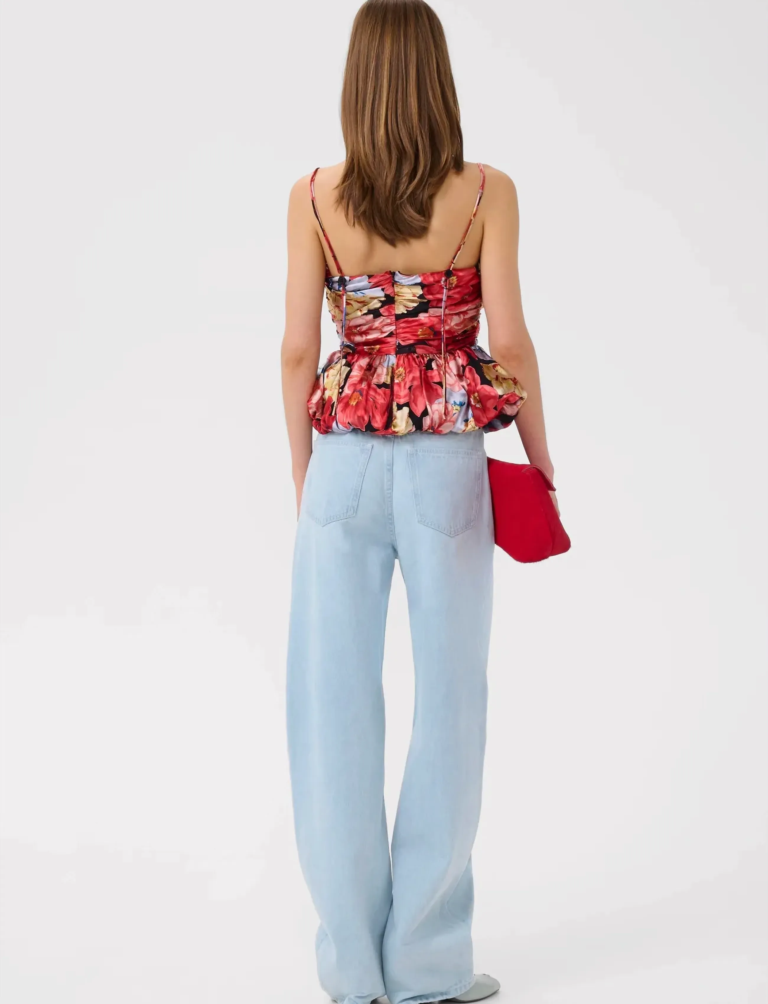 Gestuz - GZsigrida P silk top - crop tops - dessert flower multi - 3